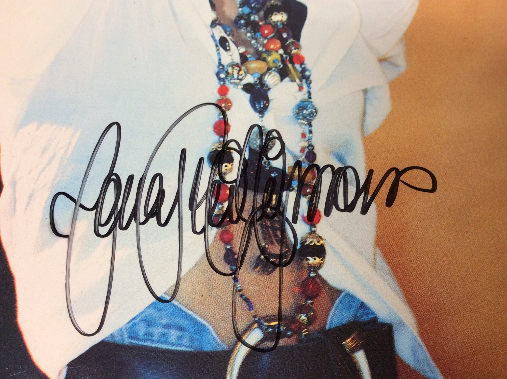 Omslagsbild för skivan LENA PHILPSSON my name LP signerad