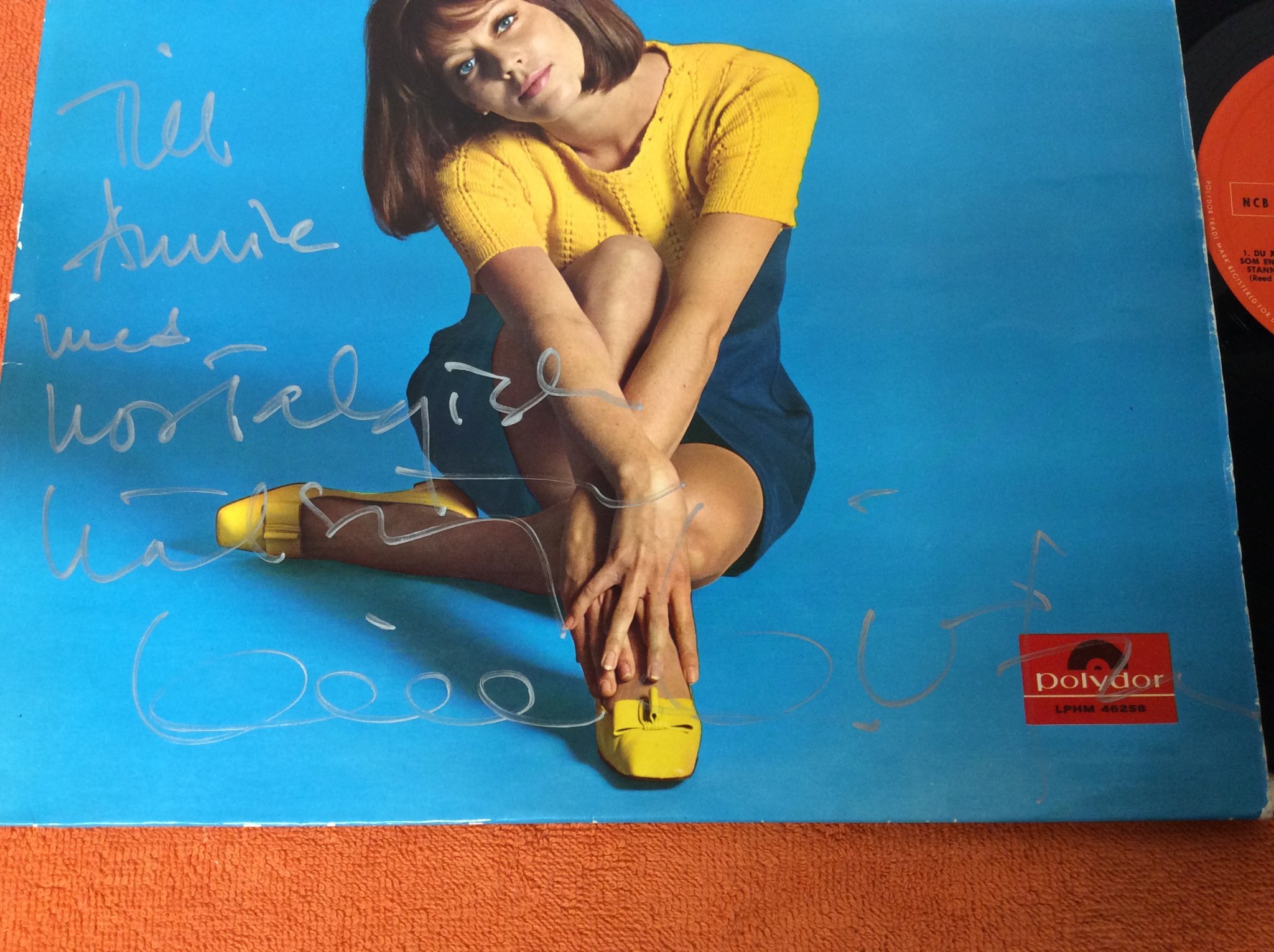 Omslagsbild för skivan LILL LINDFORS du är den ende LP signerad