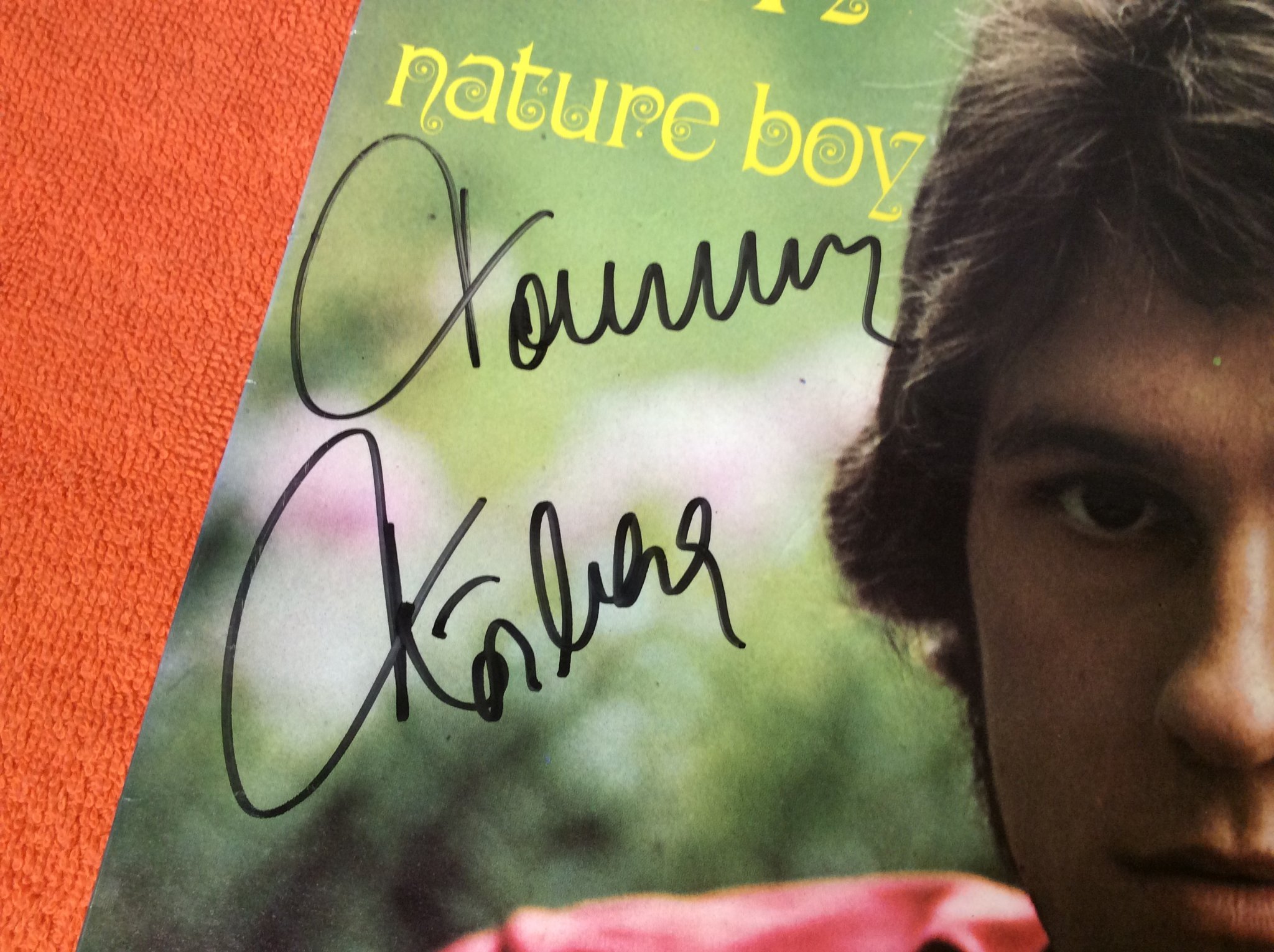 Omslagsbild för skivan TOM nature boy LP signerad av Tommy Körberg