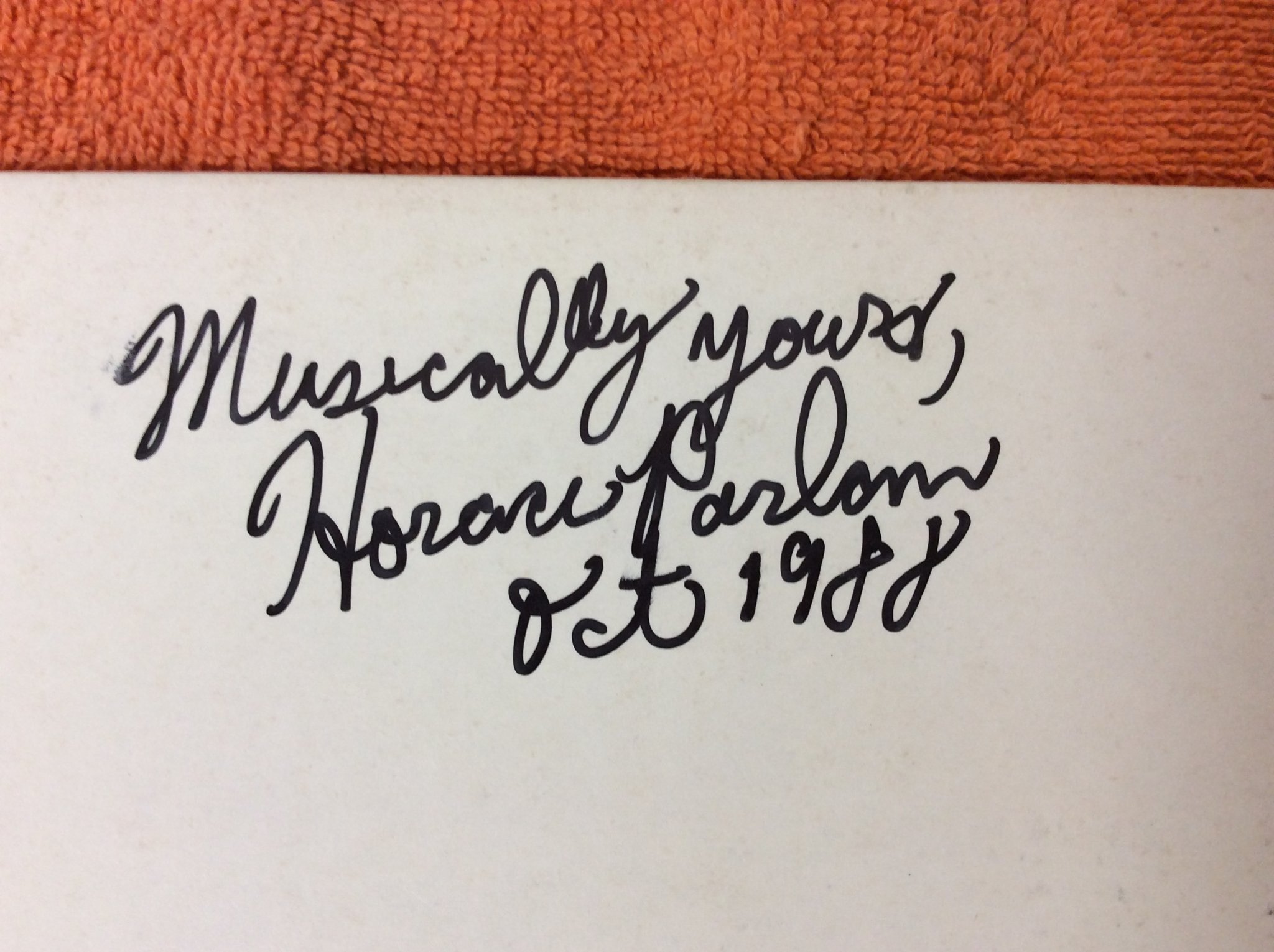 Omslagsbild för skivan HORACE PARLAN happy frame of mine LP signerad 