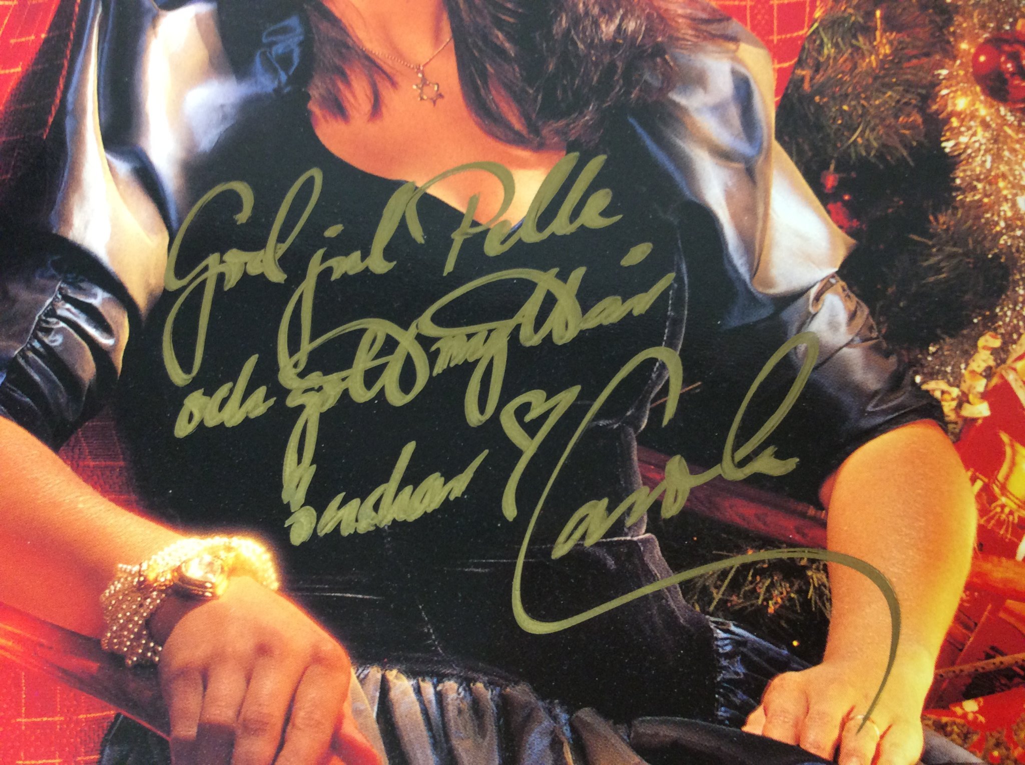 Omslagsbild för skivan CAROLA HÄGGKVIST Carola jul LP signerad