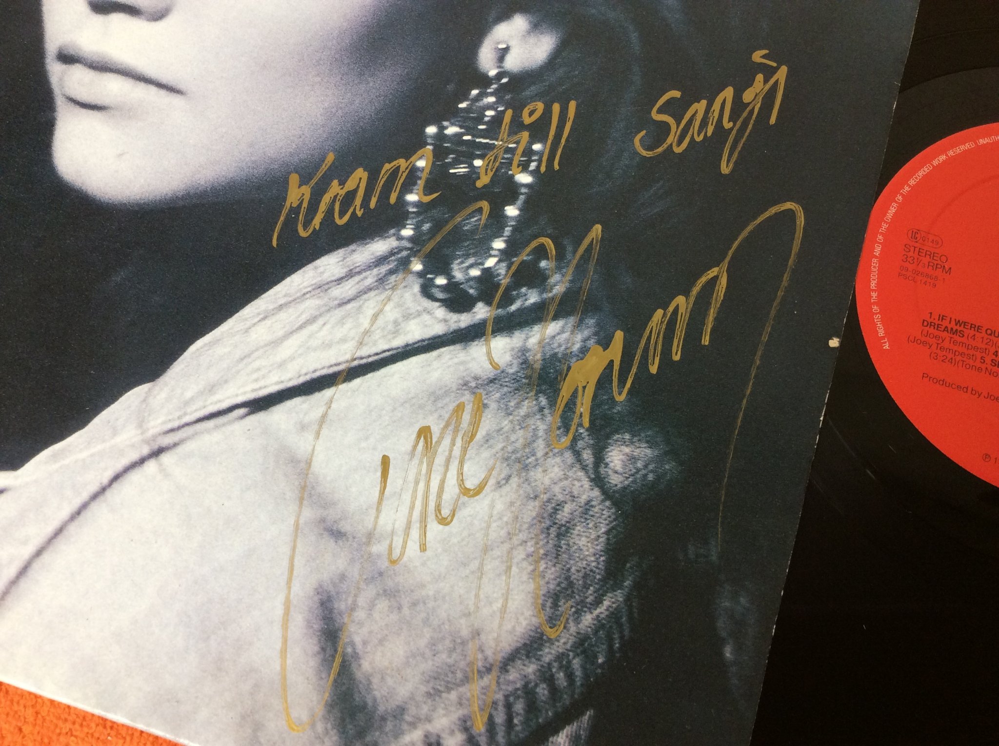 Omslagsbild för skivan TONE NORUM one of a kind LP signerad / promo stamp 