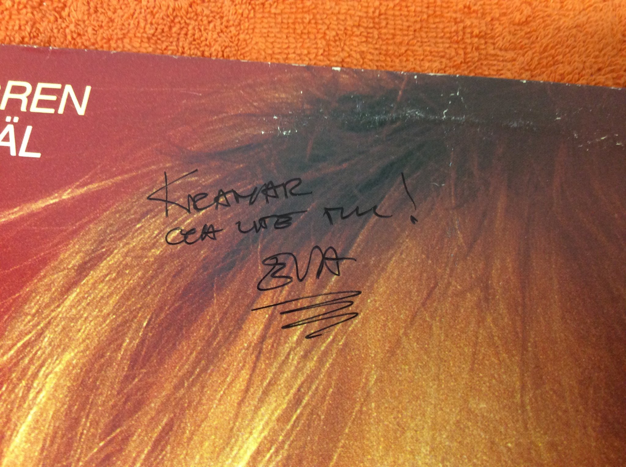 Omslagsbild för skivan EVA DAHLGREN tvillingsjäl LP signerad 