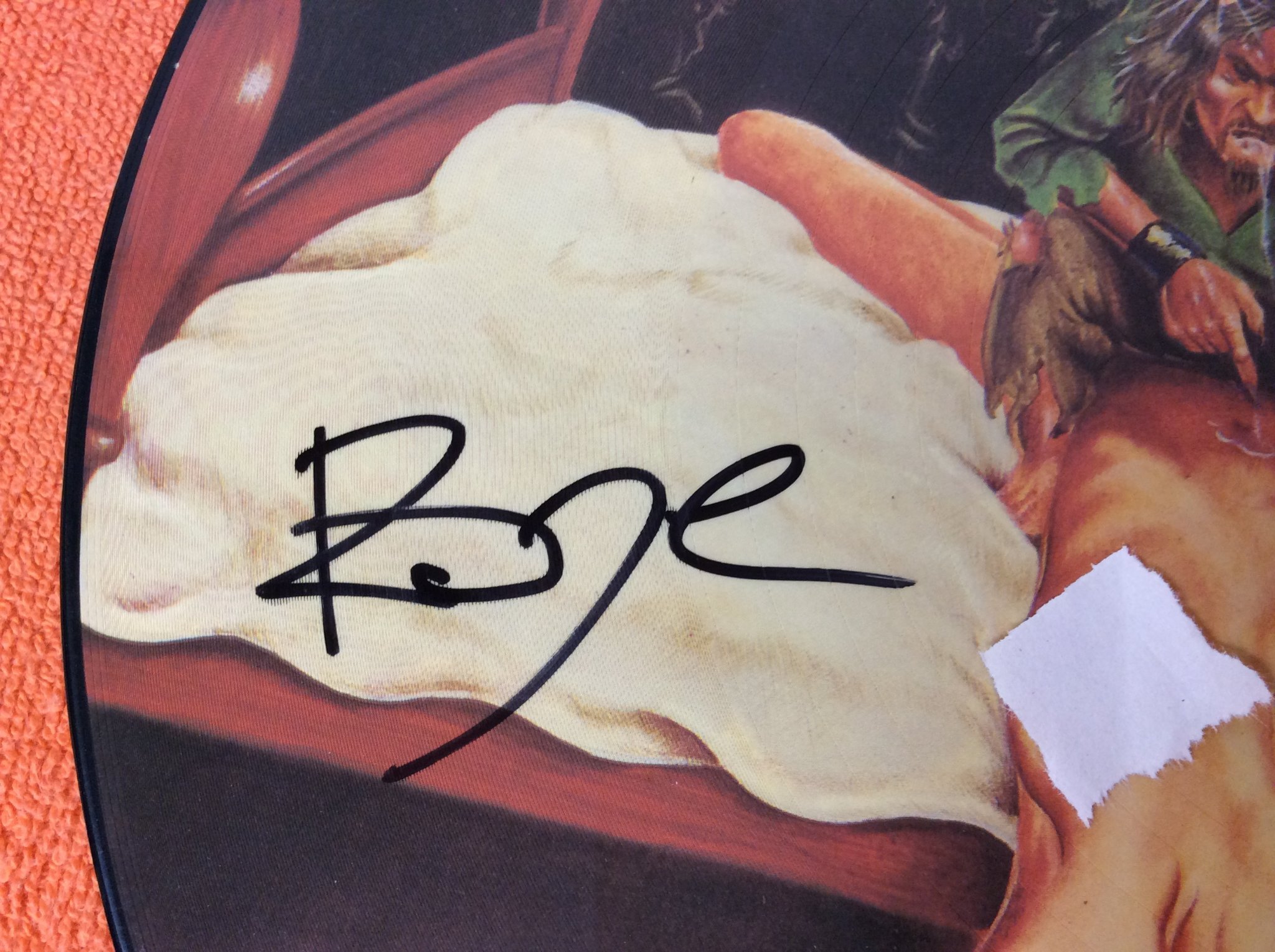 Omslagsbild för skivan VENOM nightmare 12” SIGNED PICTURE DISC yeah!!