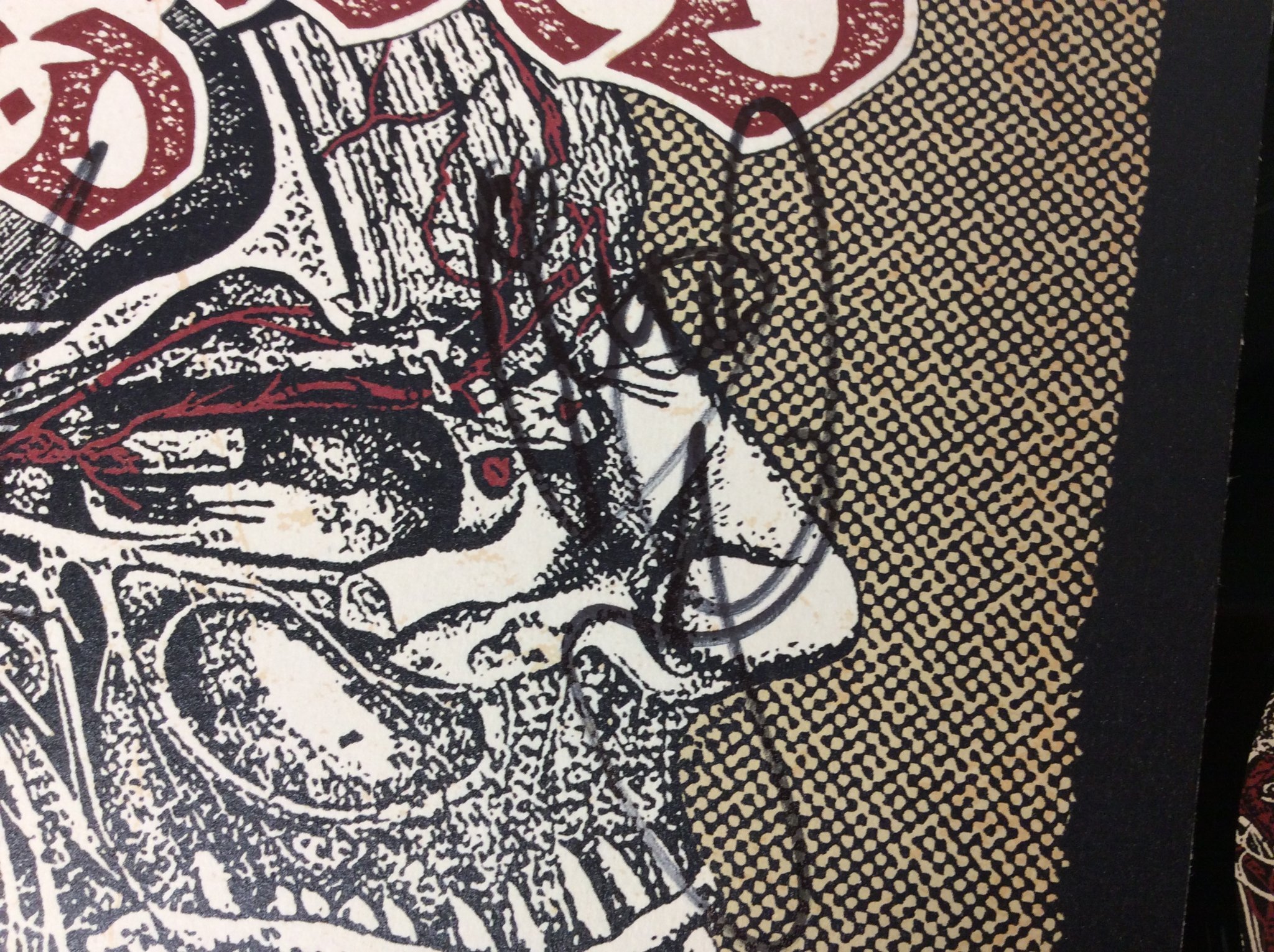 Omslagsbild för skivan ENTOMBED AD dead dawn LP 2016 signerad 