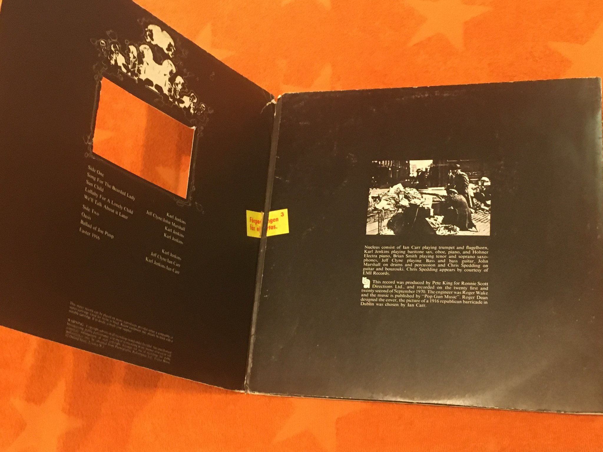 Omslagsbild för skivan NUCLEUS we’ll talk about it later LP -71 UK VERTIGO 6360 027