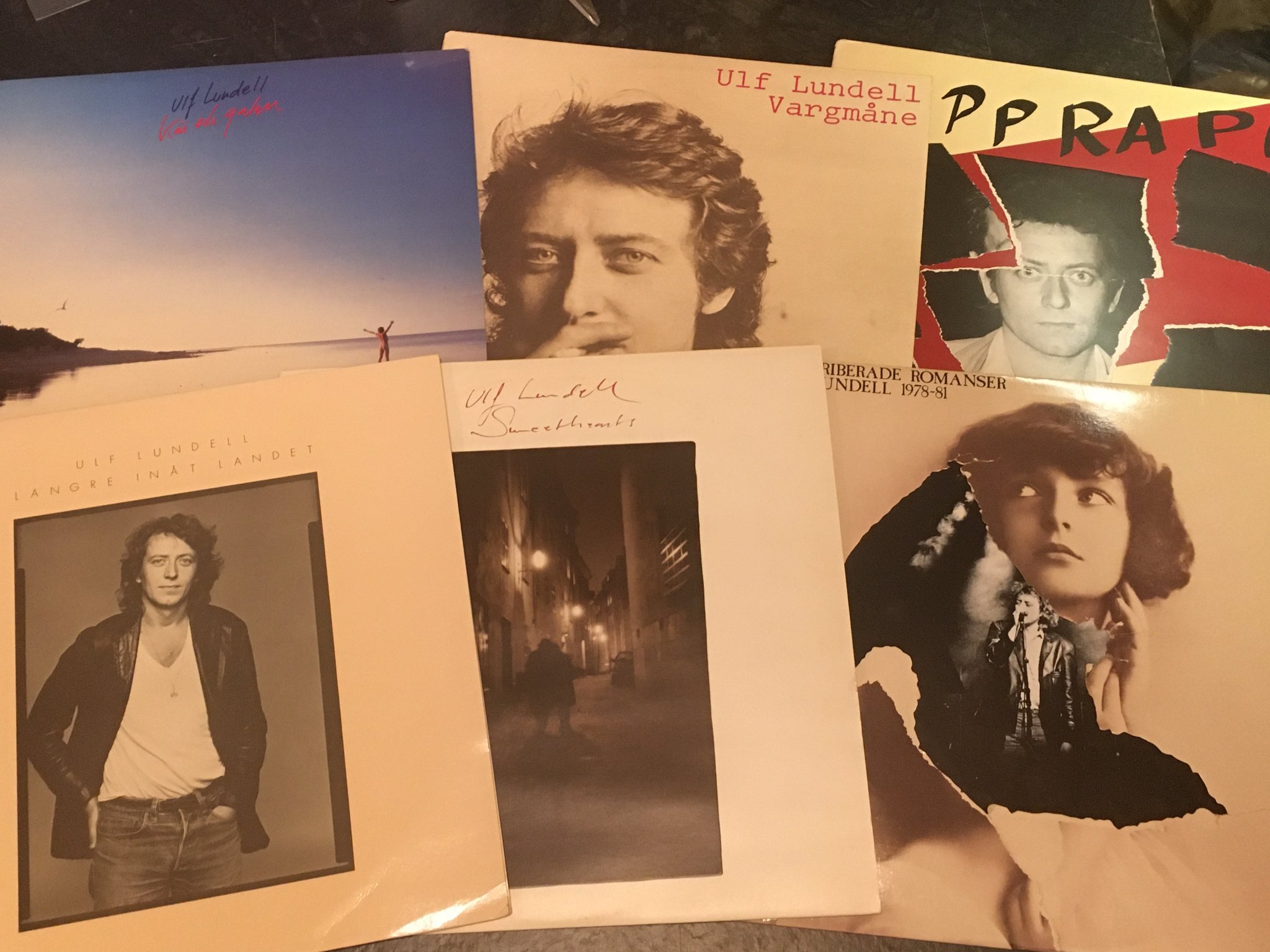 Omslagsbild för skivan 12 st ULF LUNDELL skivor SE BILDER!!!