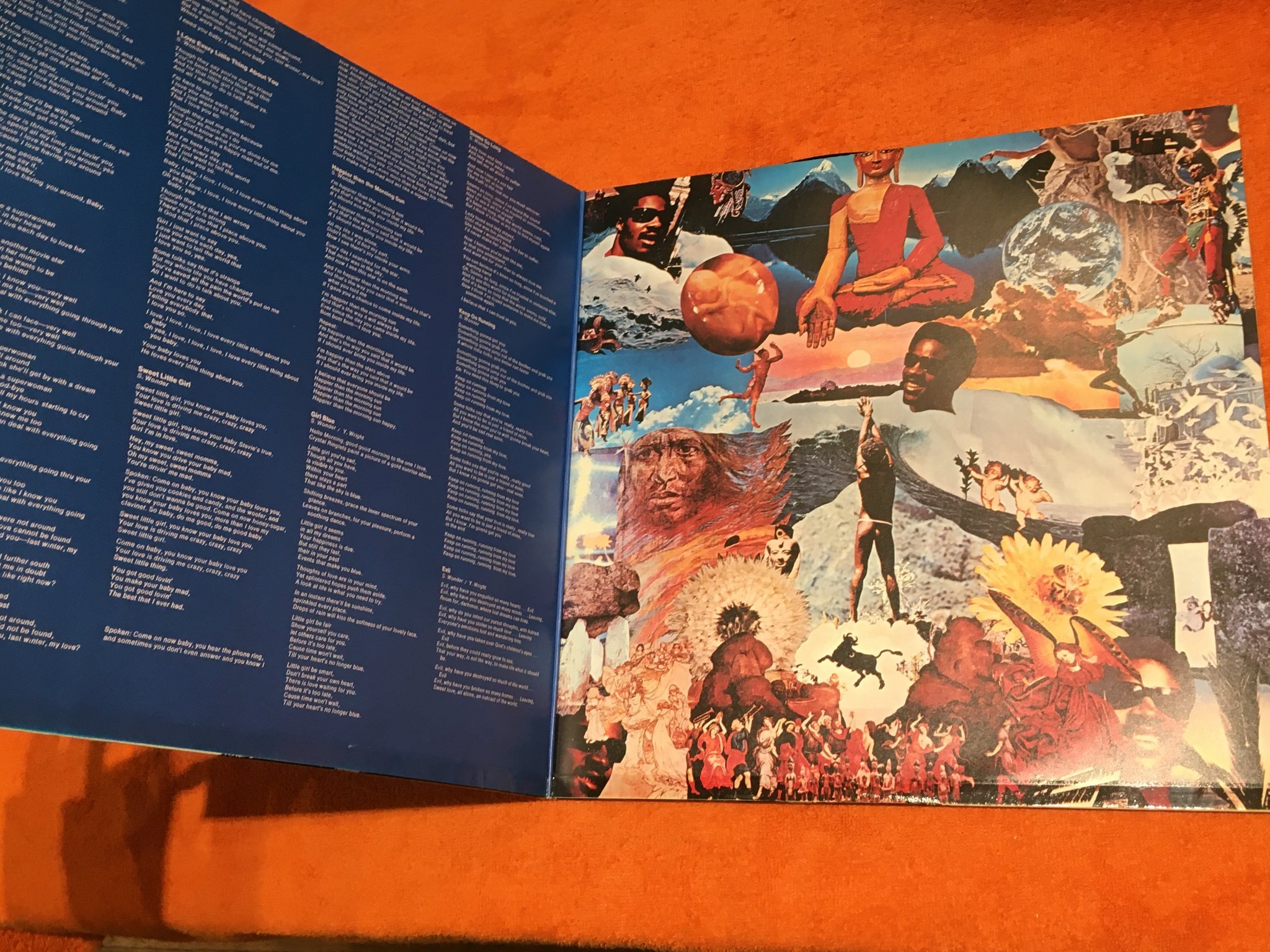 Omslagsbild för skivan STEVIE WONDER music of my mind LP UK TAMLA MOTOWN STMA 8002