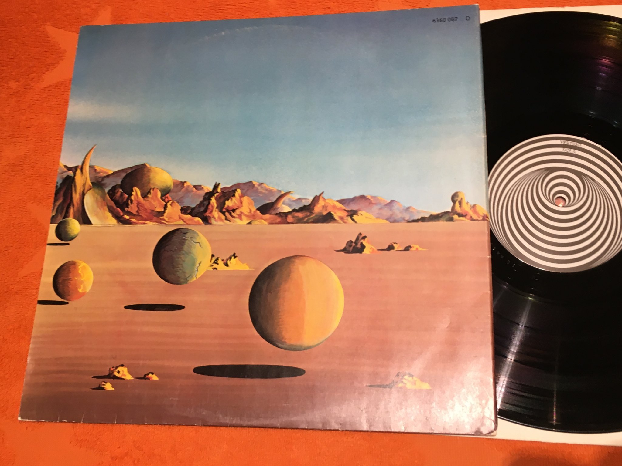 Omslagsbild för skivan MANFRED MANN’S EARTH BAND messin LP -73 Ger VERTIGO 6360087 