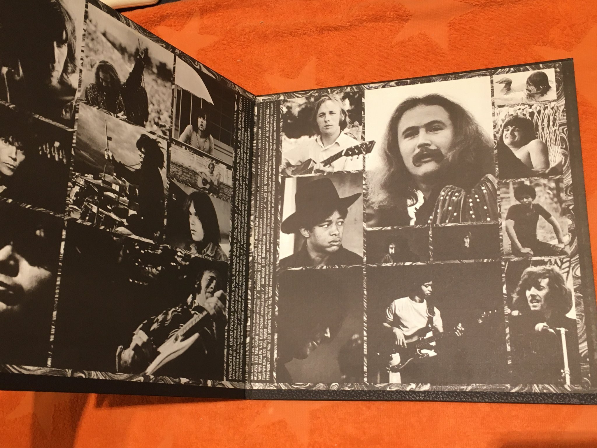 Omslagsbild för skivan CROSBY STILLS NASH & YOUNG deja vu LP -70 US ATLANTIC SD 7200 