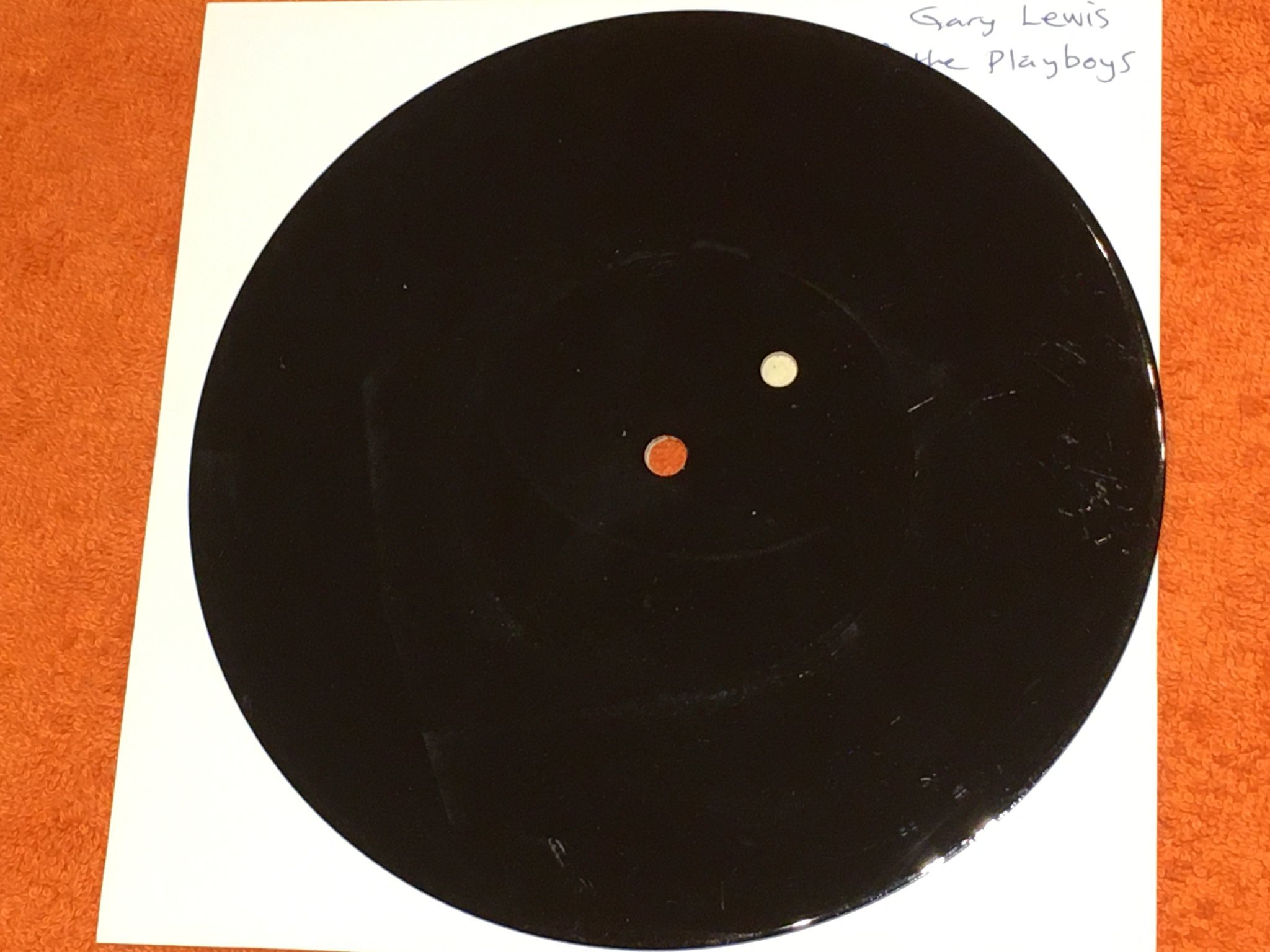 Omslagsbild för skivan GARY LEWIS & THE PLAYBOYS count me in 7” WARNER BROS acetate MEGA RARE