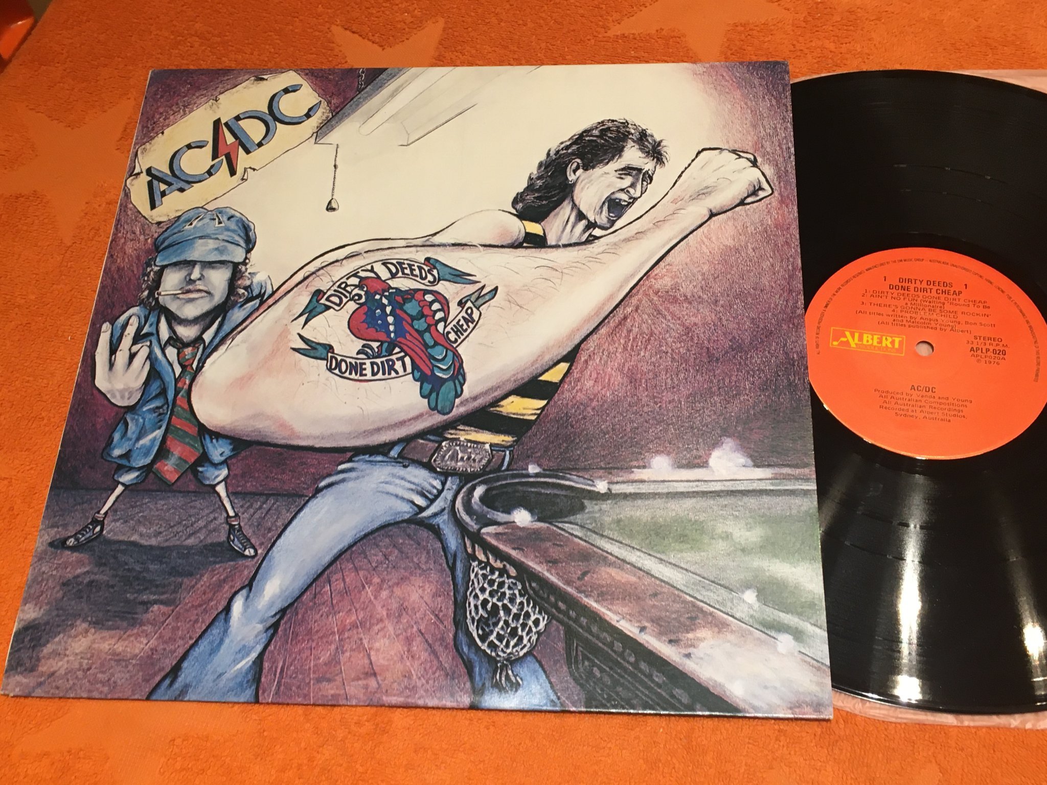 Omslagsbild för skivan HANOI ROCKS all those waisted years 2xLP -84 AAB D LP 1