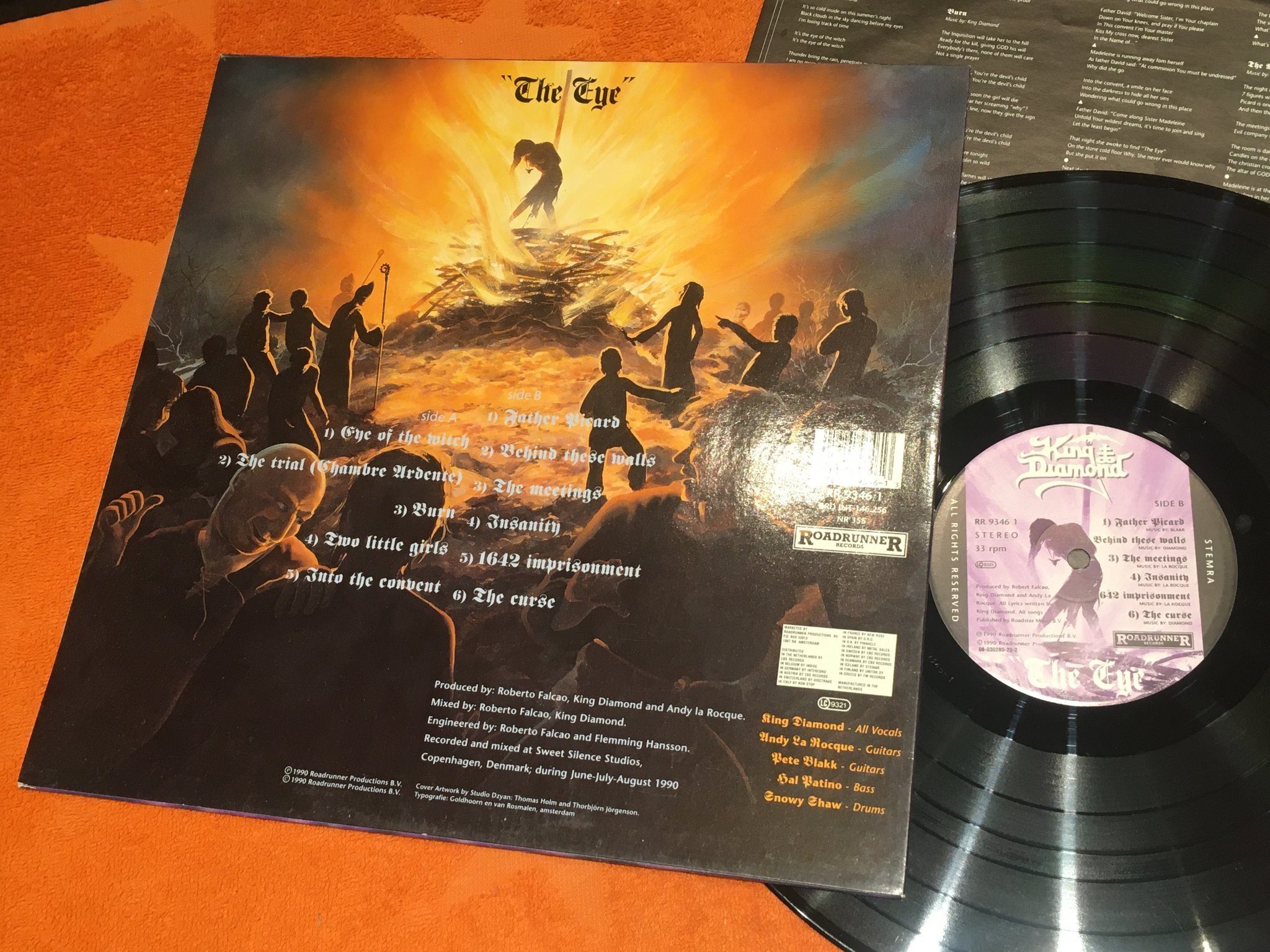 Omslagsbild för skivan KING DIAMOND the eye LP -90 ROADRUNNER RR 9346 1