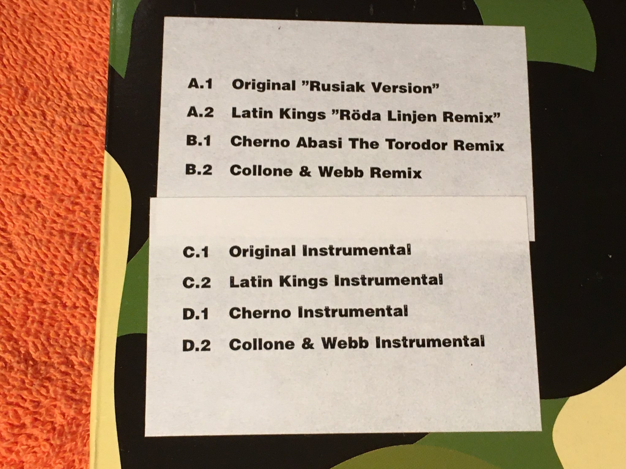 Omslagsbild för skivan PETTER mikrofonkåt  2x12”single Pro-01