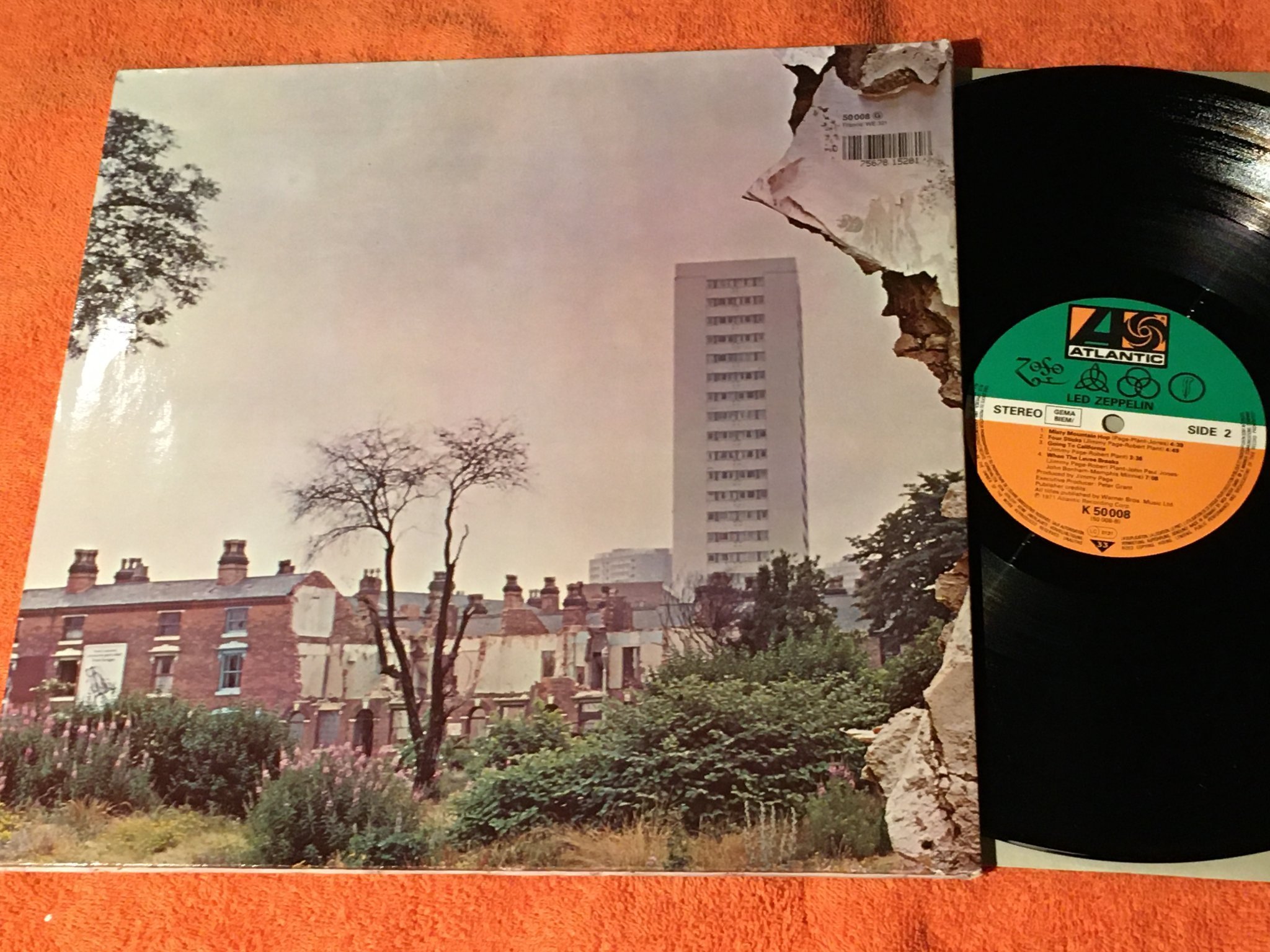 Omslagsbild för skivan LED ZEPPELIN stairway to heaven LP ATLANTIC K 50008