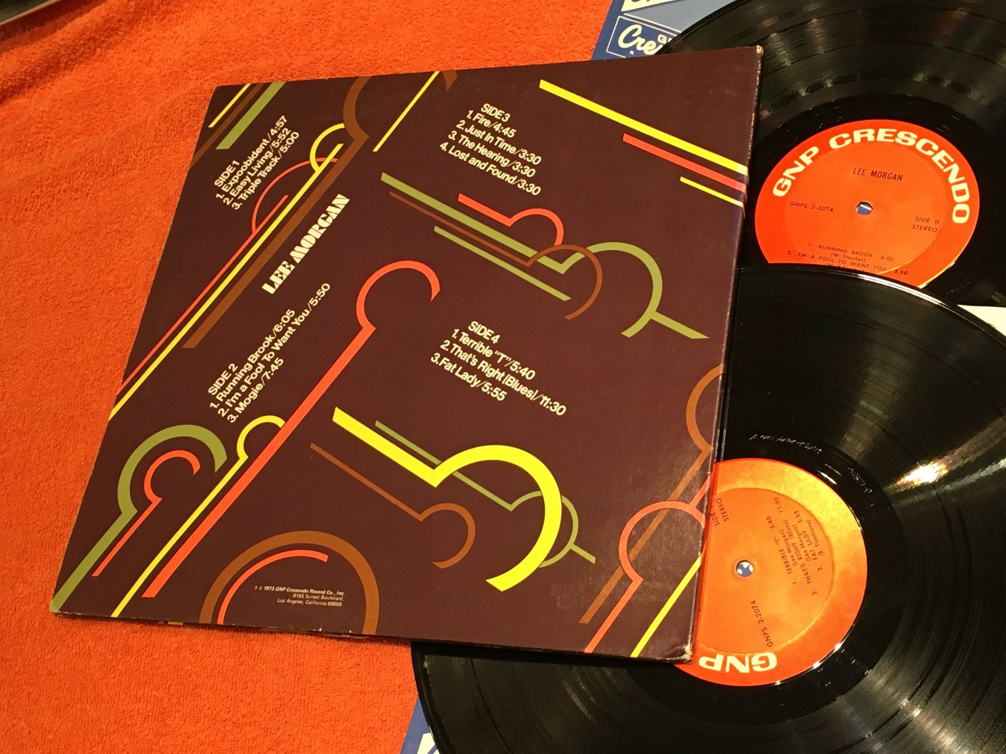 Omslagsbild för skivan LEE MORGAN s/t 2xLP -73 US GNP Crescendo GNPS 2-2074