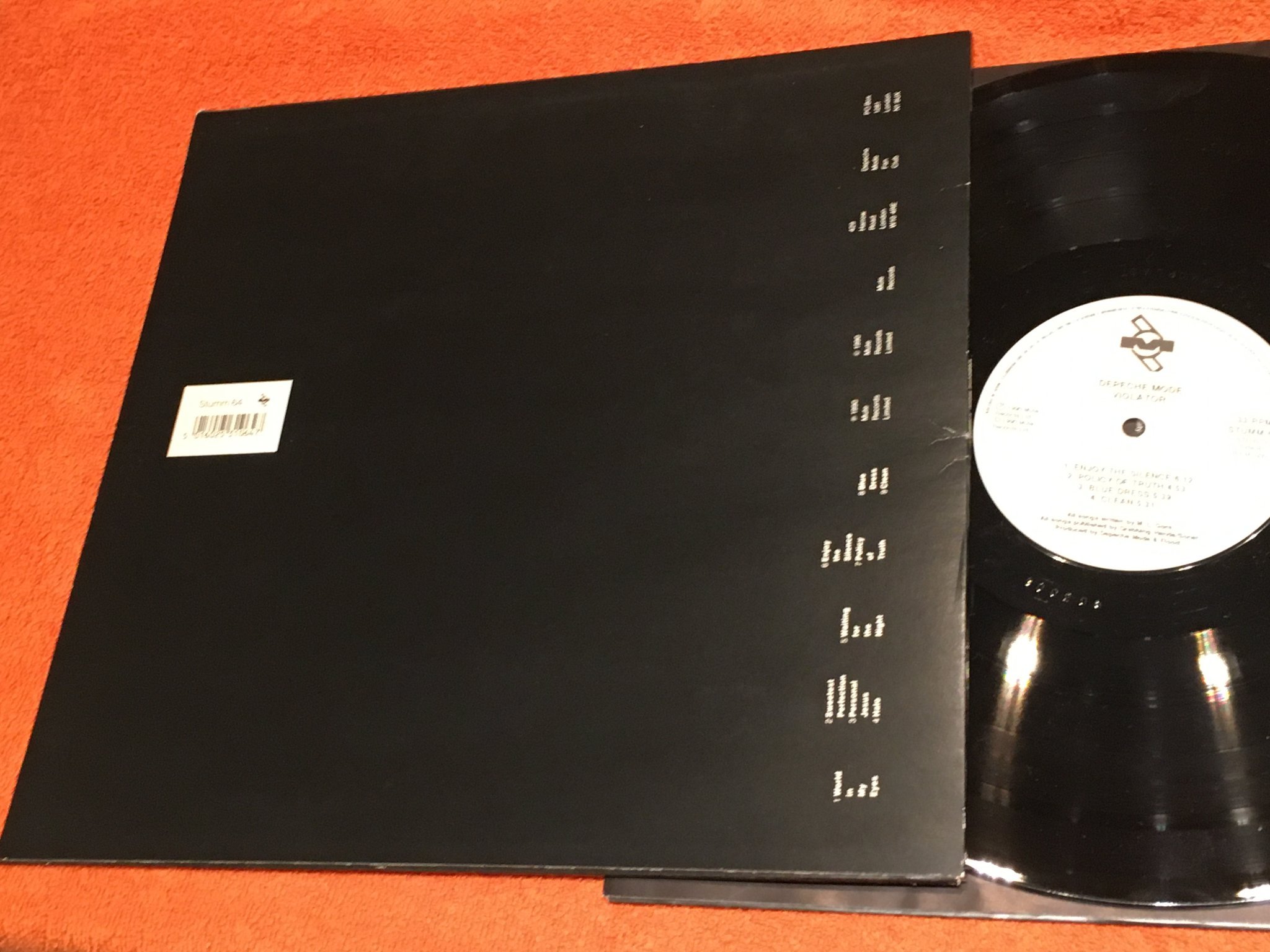 Omslagsbild för skivan DEPECHE MODE violator LP -90 Swe MUTE STUMM-64