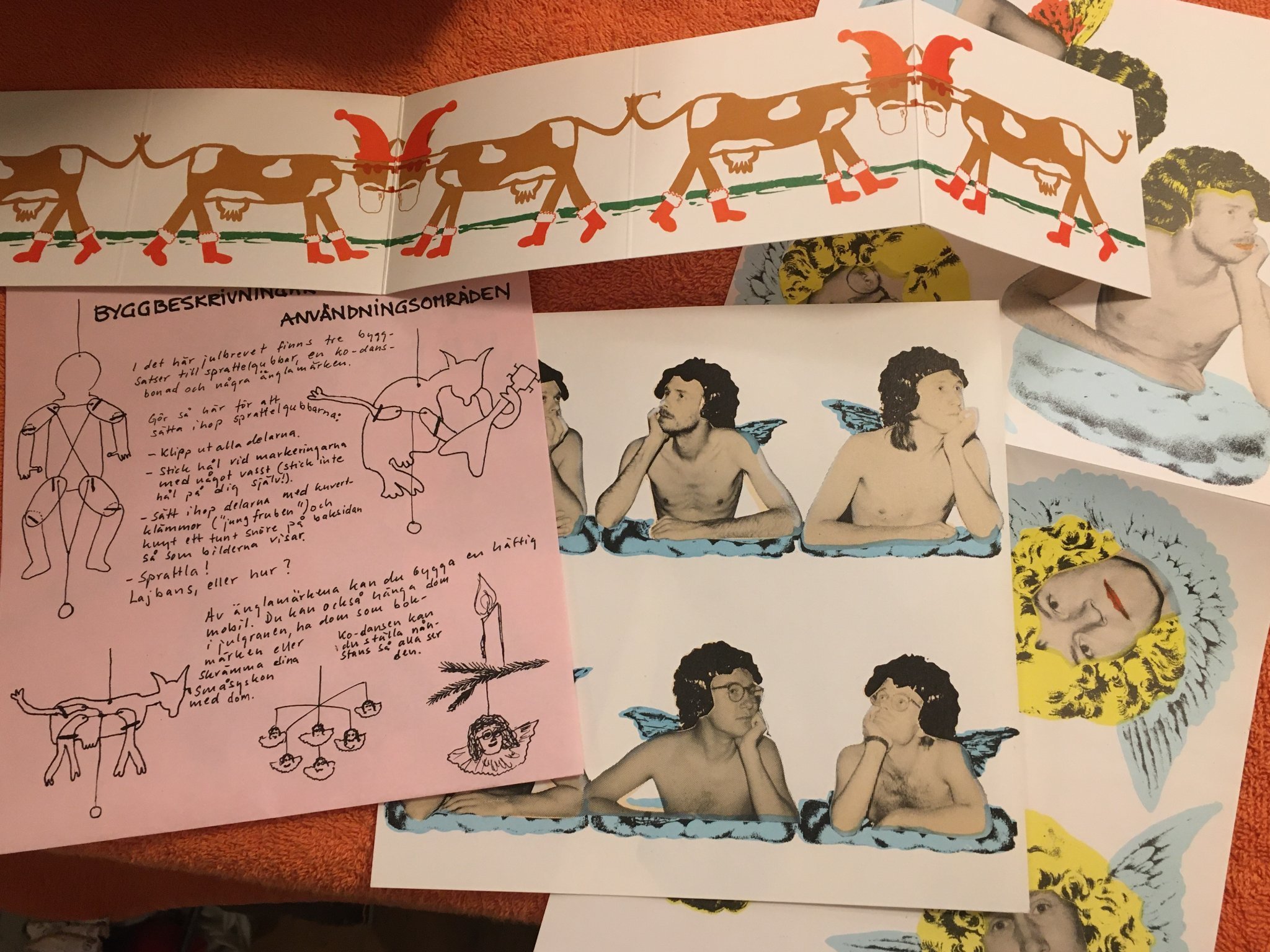 Omslagsbild för skivan SMAKLÖSA Jul Med Smaklösa 7" -88 Swe TASTELESS TR-88008 w/ all inserts