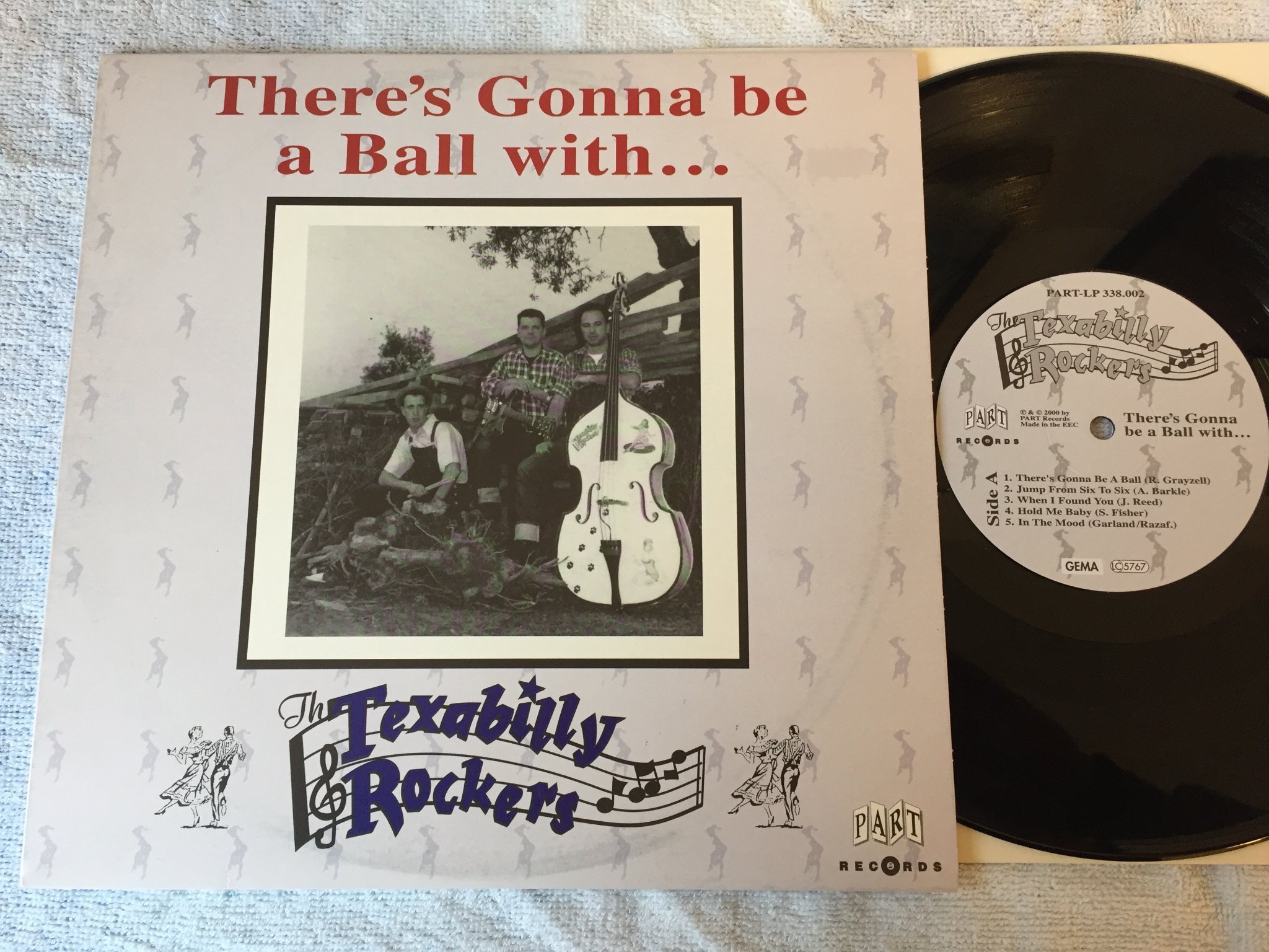 Omslagsbild för skivan THE TEXABILLY ROCKERS there's gonna be a ball with... 10" Ger 2000 PART-LP 338.0