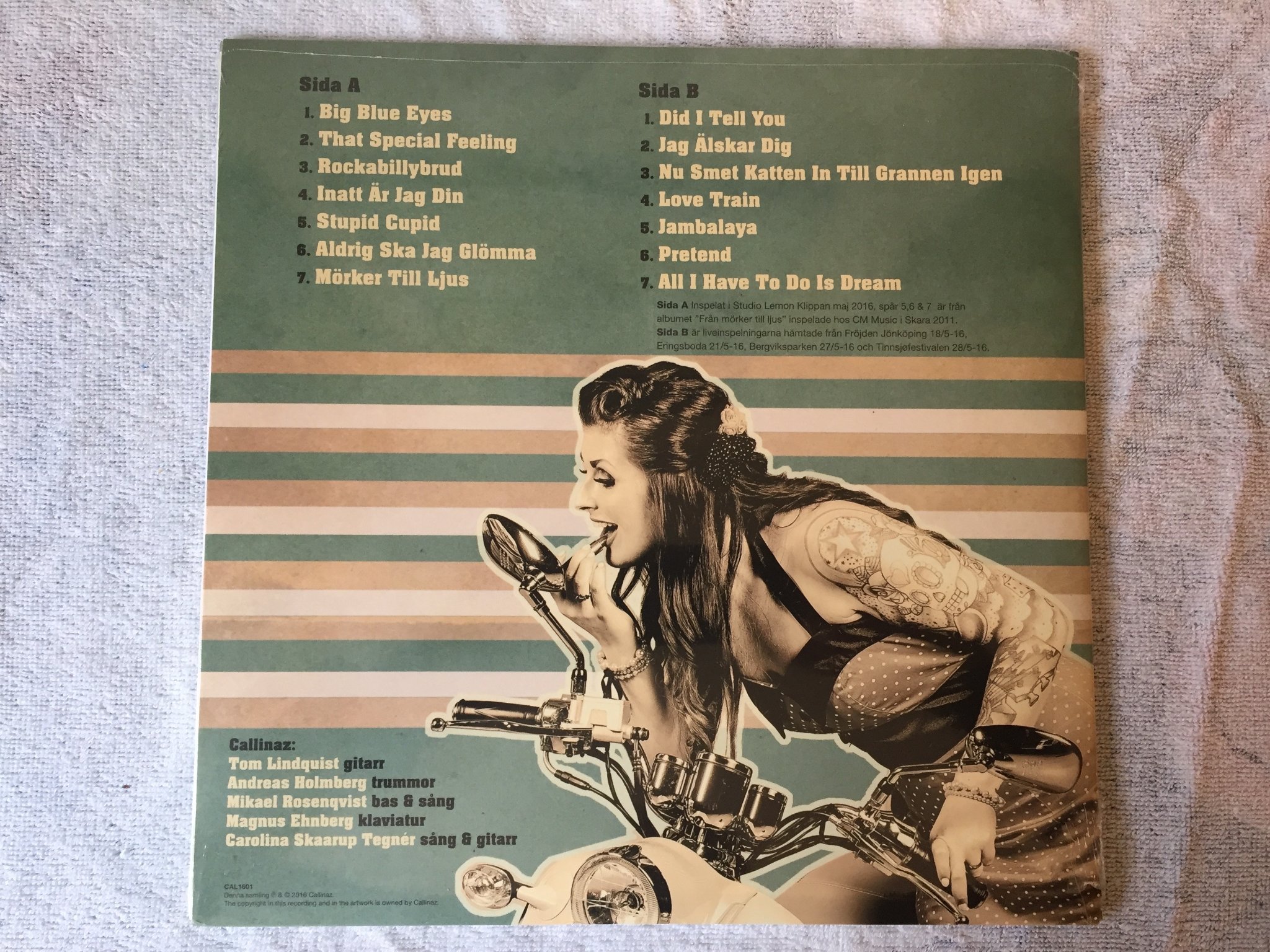 Omslagsbild för skivan CALLINAZ Exclusive Limited Edition LP PRIVATE PRESS CAL1601 oöppnad