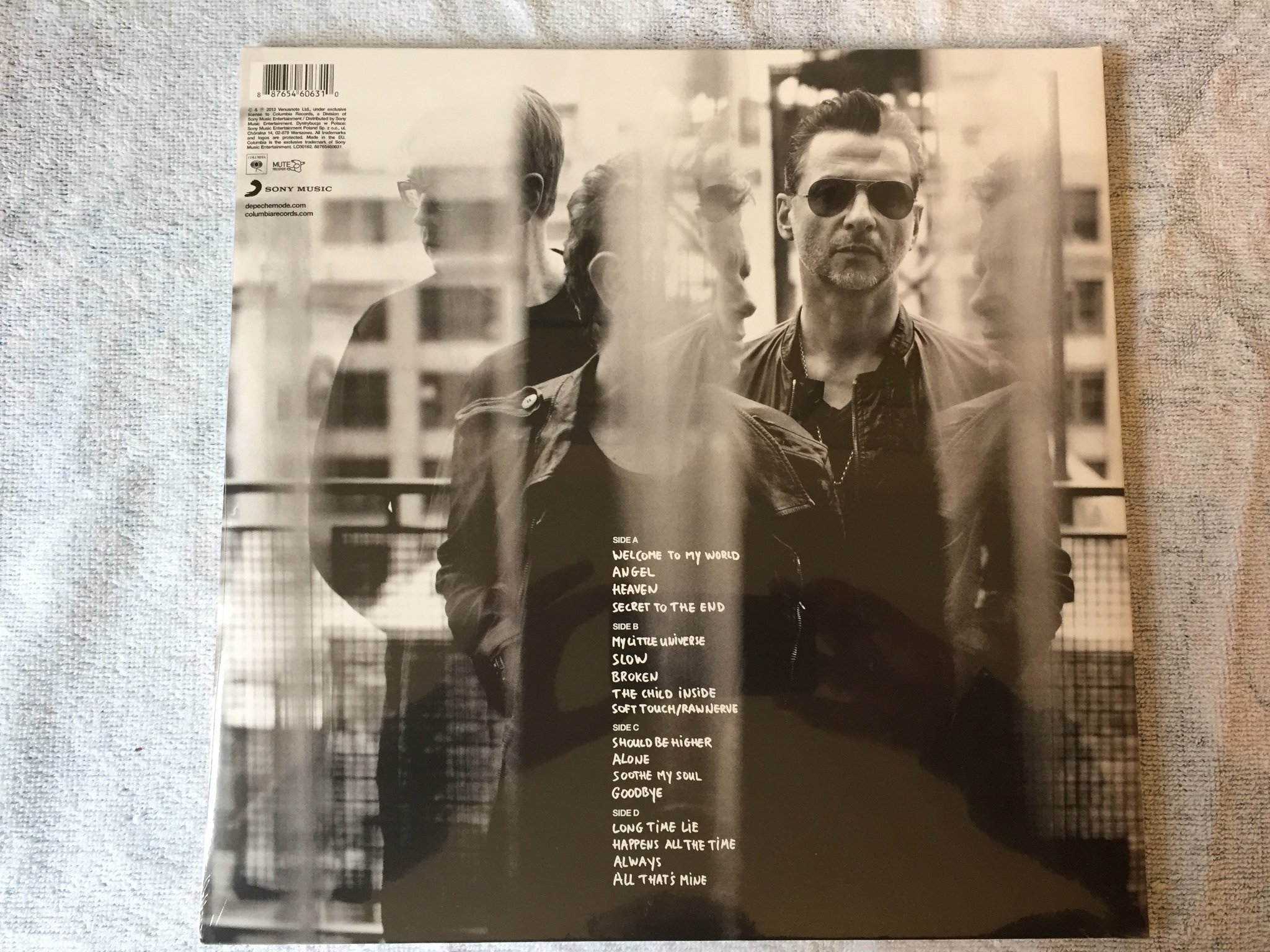 Omslagsbild för skivan DEPECHE MODE Delta Machine 2xLP  2013 MUTE 88765460631 oöppnad