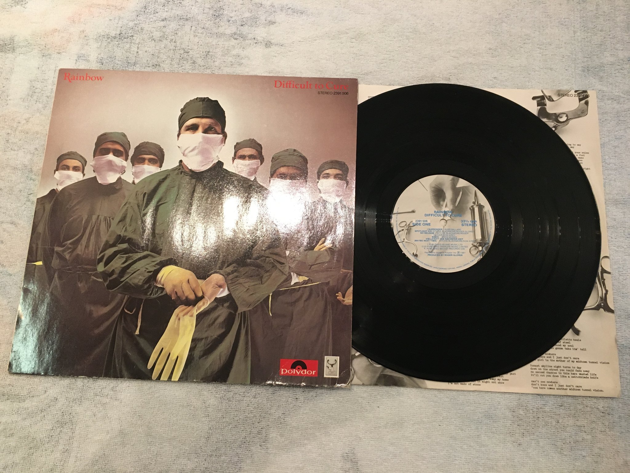 Omslagsbild för skivan 3 st RAINBOW  album I VÄLSPELAT MEN OK SKICK?