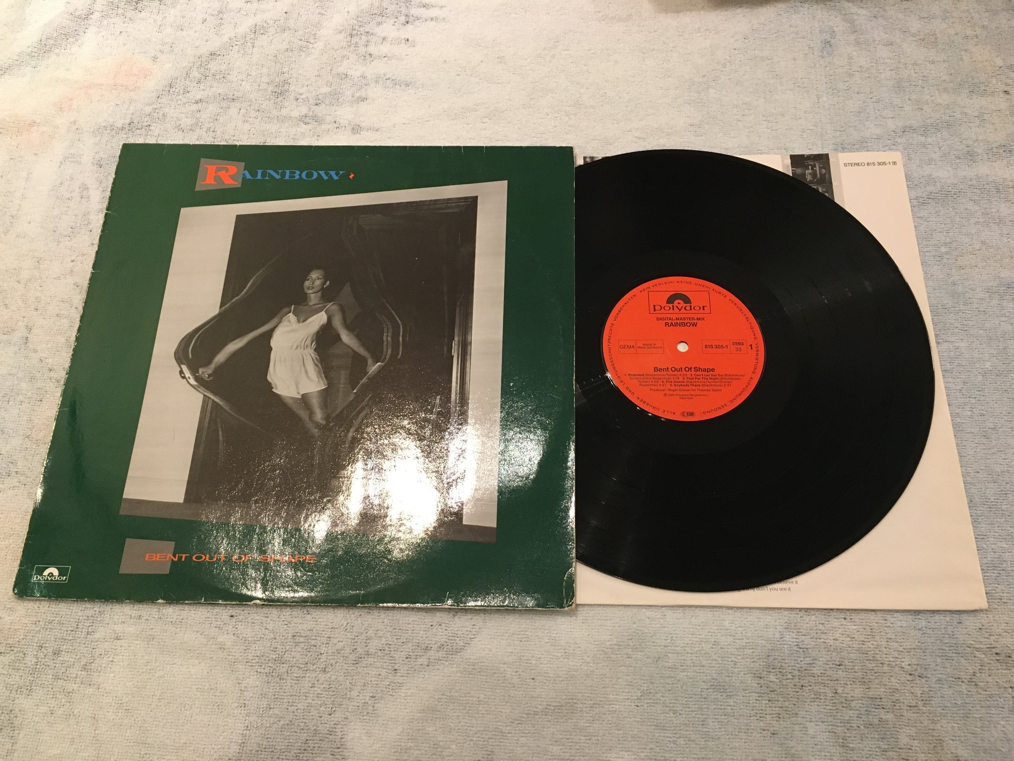 Omslagsbild för skivan 3 st RAINBOW  album I VÄLSPELAT MEN OK SKICK?