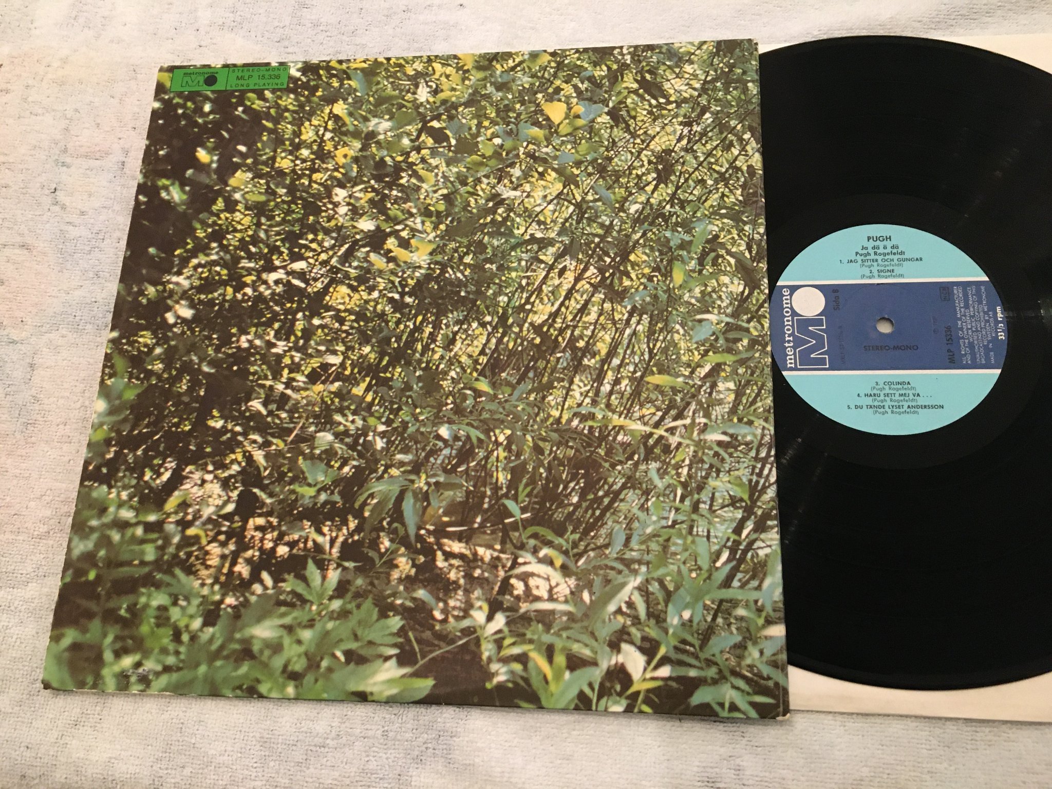 Omslagsbild för skivan PUGH ROGEFELDT ja dä ä dä! LP -69 Swe METRONOME MLP 15.336 