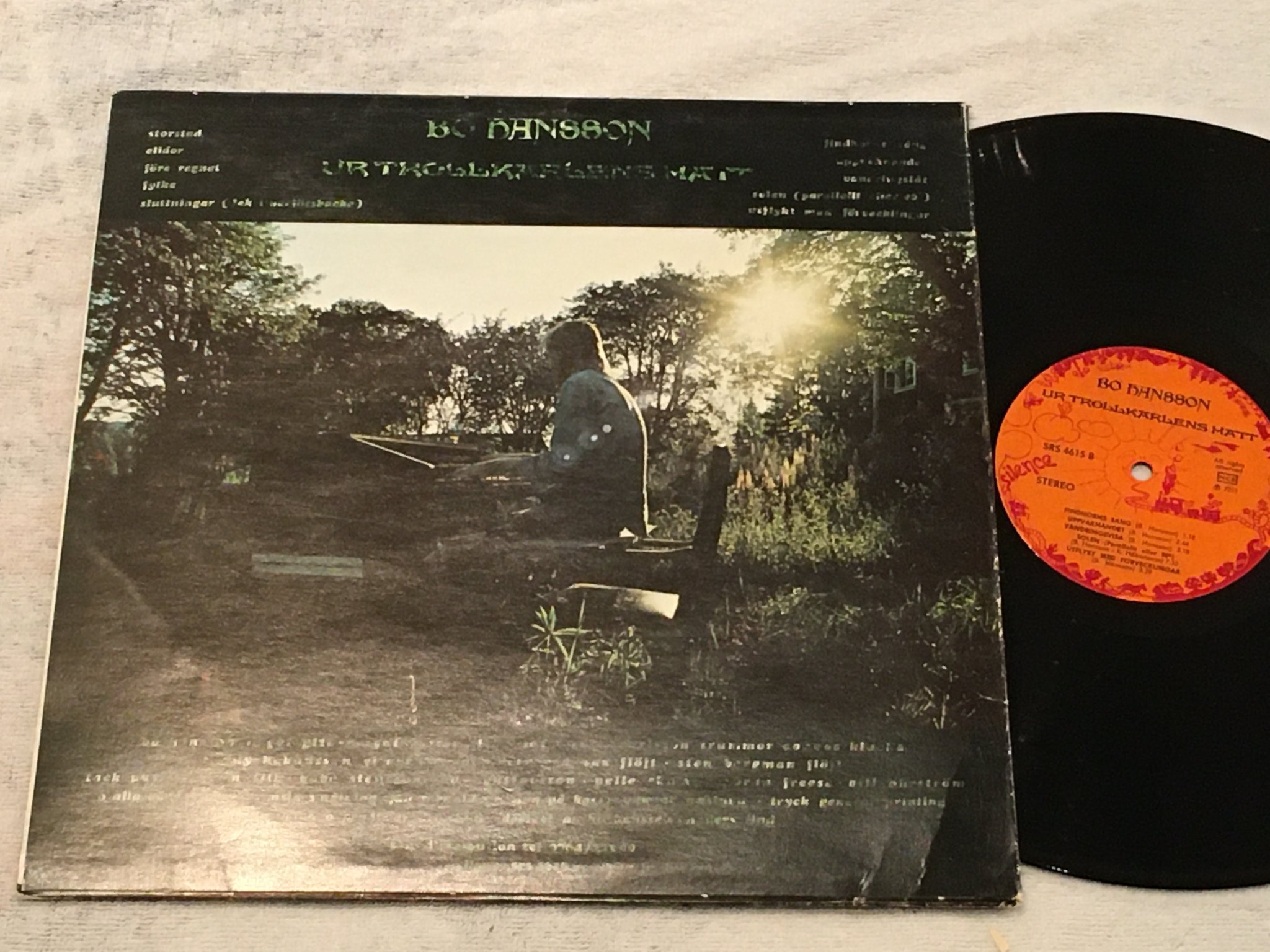 Omslagsbild för skivan BO HANSSON ur trollkarlens hatt LP -72 Swe SRS 4615