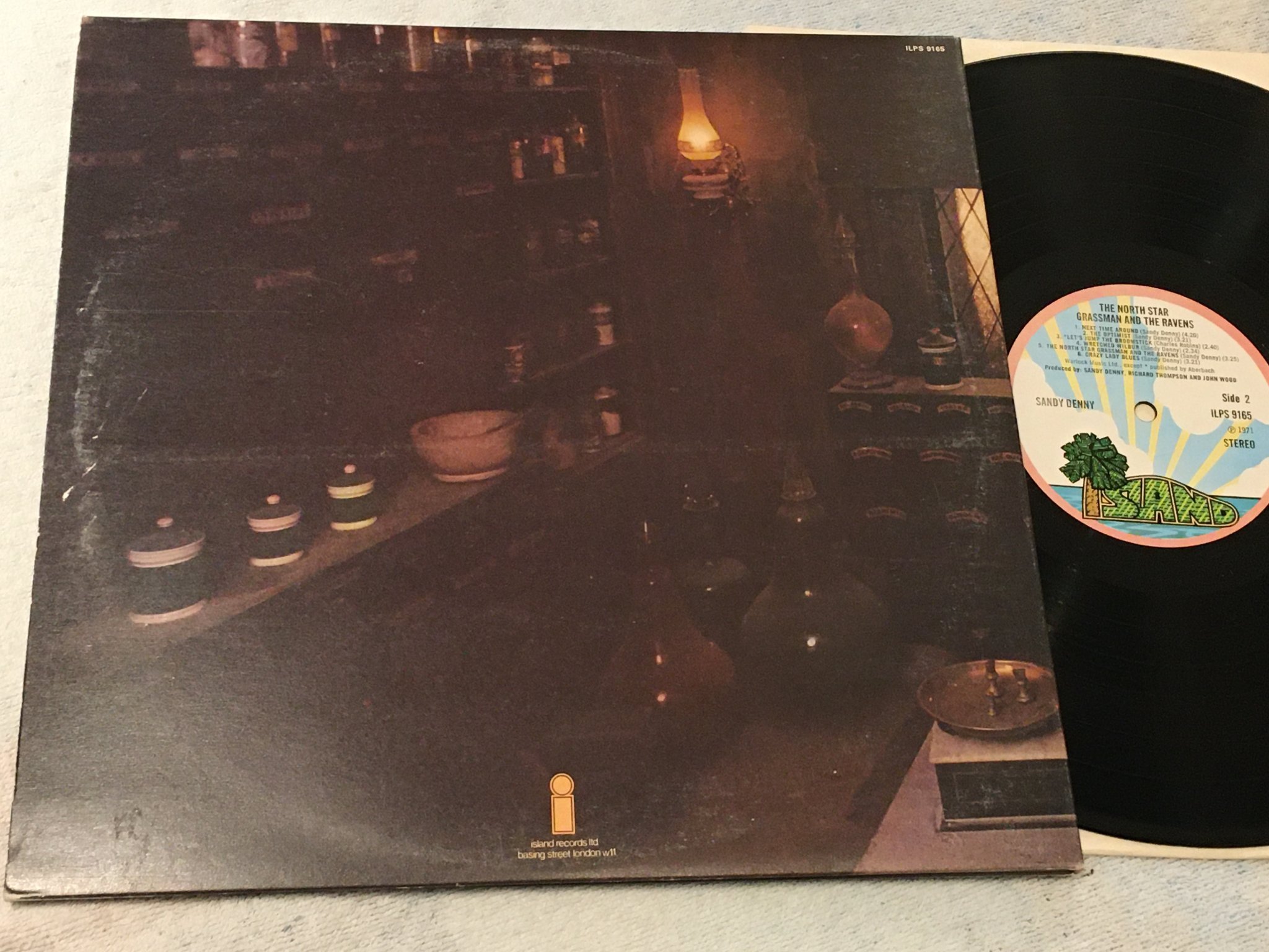 Omslagsbild för skivan SANDY DENNY The North Star Grassman And The Ravens LP -71 US A&M SP 4317