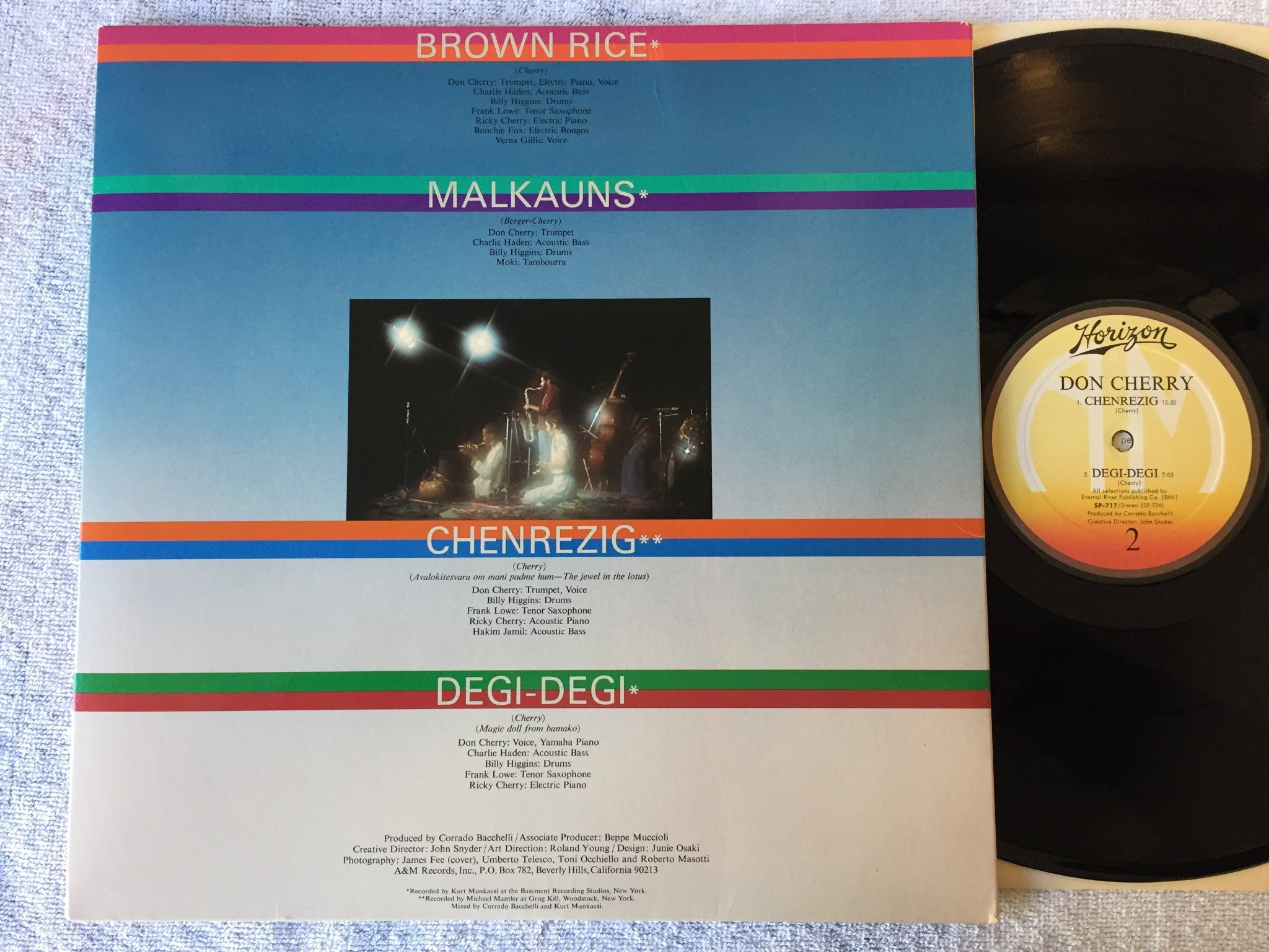 Omslagsbild för skivan DON CHERRY s/t LP -77 US HORIZON SP-717