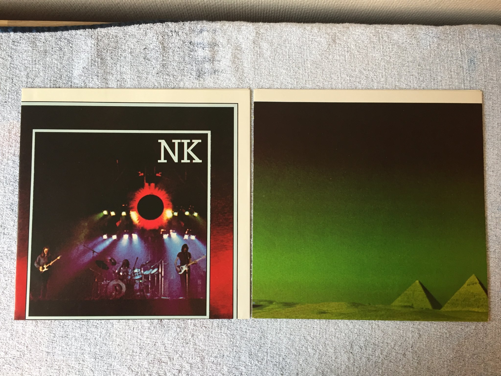 Omslagsbild för skivan PINK FLOYD dark side of the moon LP Ger EMI / HARVEST 1C 064-05249