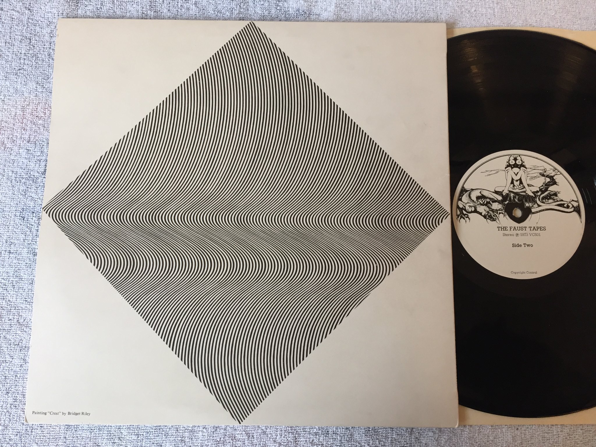 Omslagsbild för skivan FAUST the Faust tapes LP -73 UK VIRGIN VC501