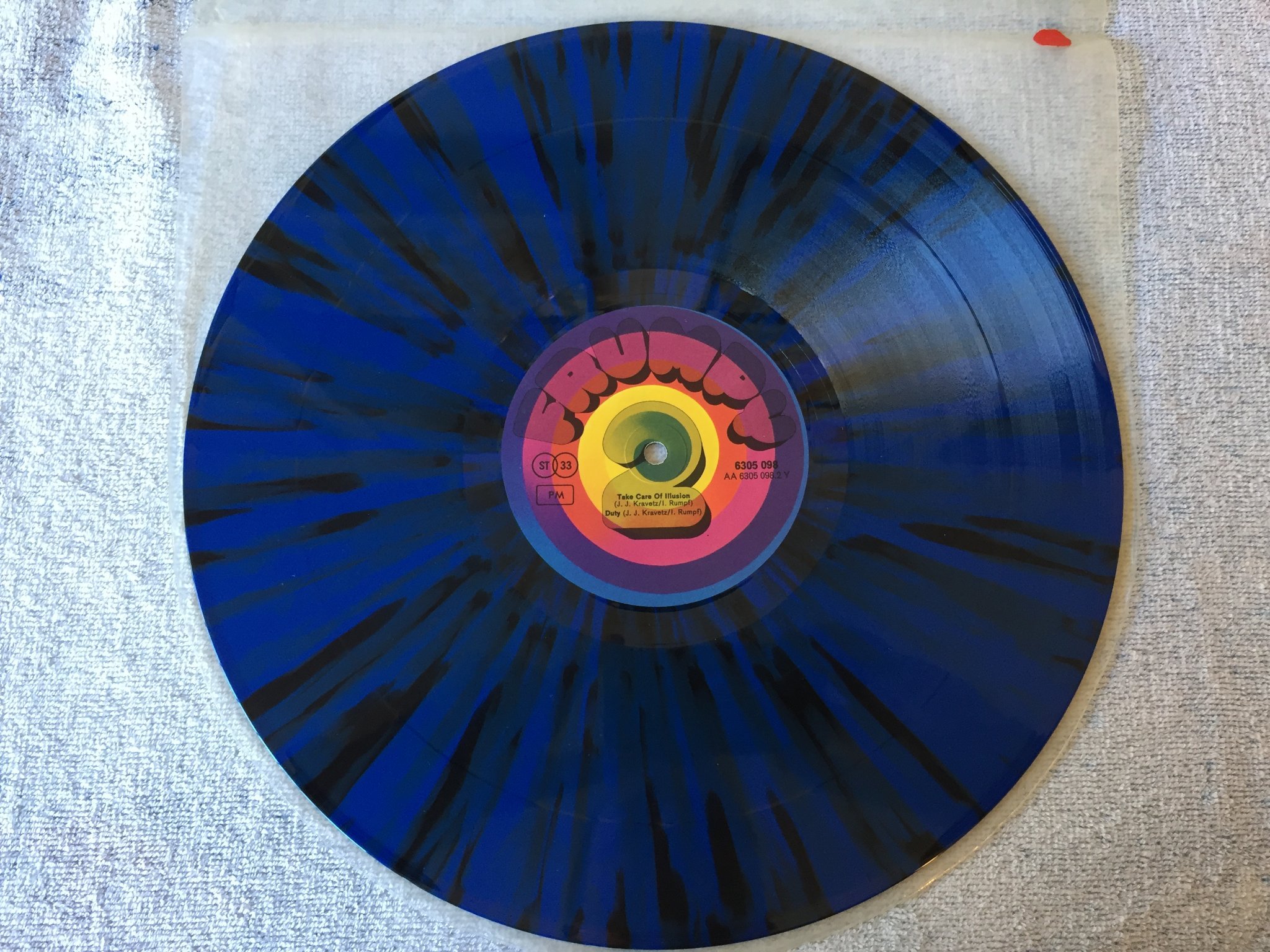 Omslagsbild för skivan FRUMPY Frumpy 2 LP -71 Ger PHILIPS 6305098 Blue Multicoloured NO COVER