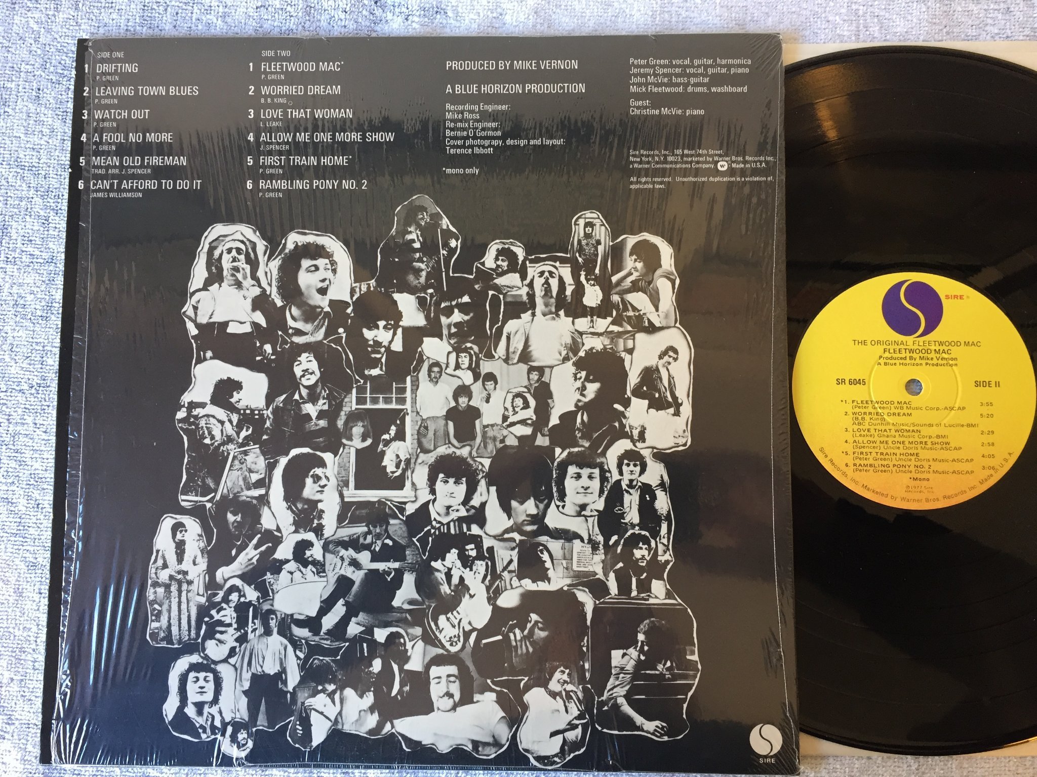 Omslagsbild för skivan FLEETWOOD MAC the original LP -77 US SIRE SR 6045