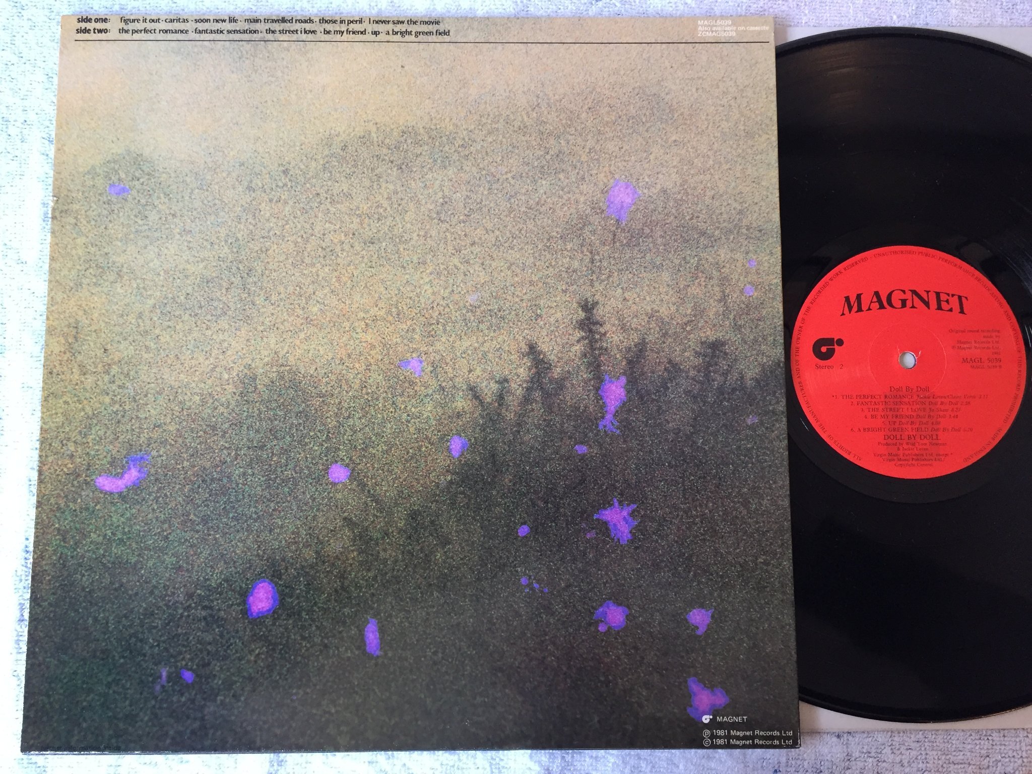 Omslagsbild för skivan DOLL BY DOLL s/t LP -81 UK MAGNET MAGL 5039