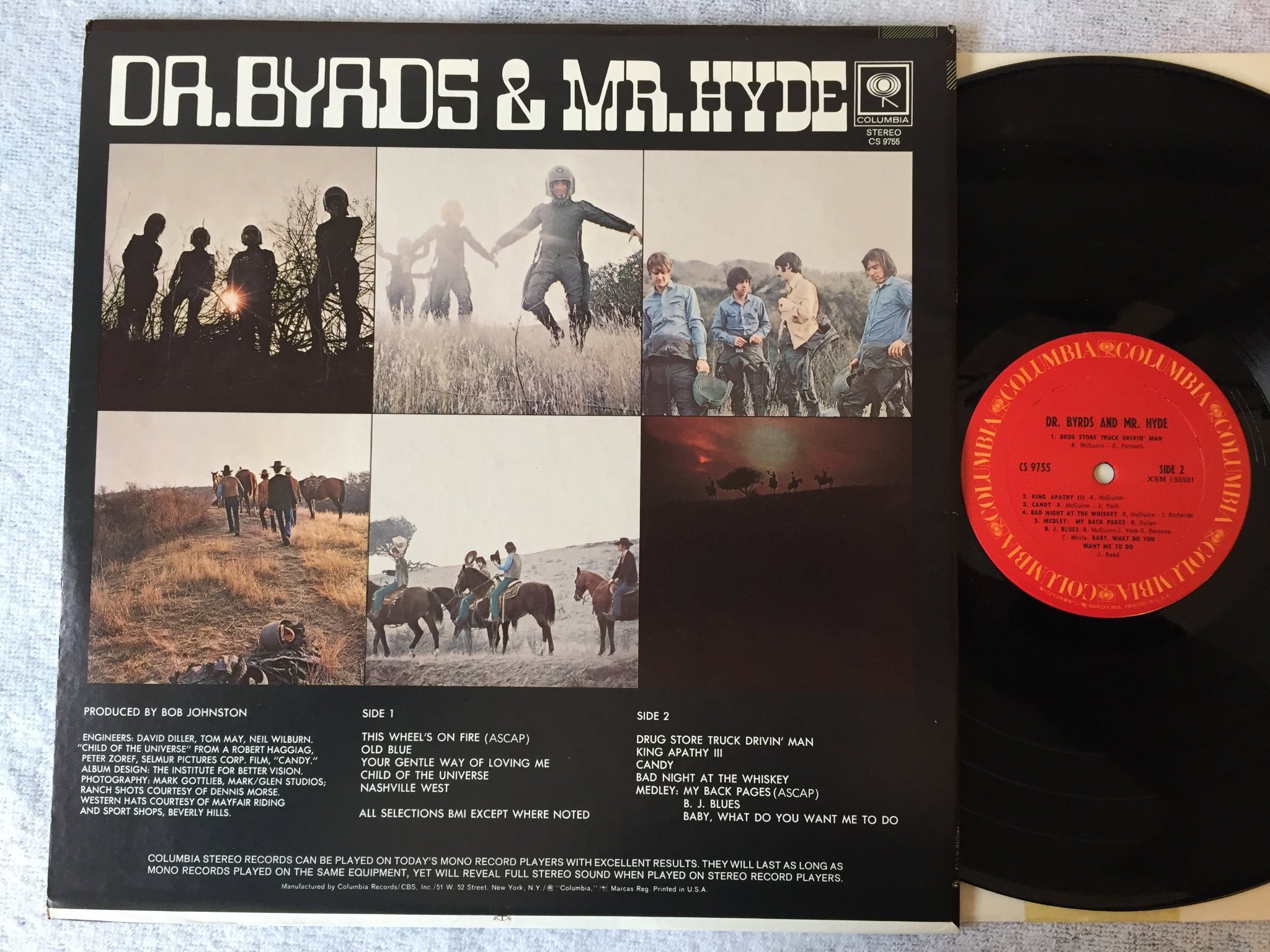 Omslagsbild för skivan THE BYRDS Dr. Byrds & Mr. Hyde LP US COLUMBIA CS 9755