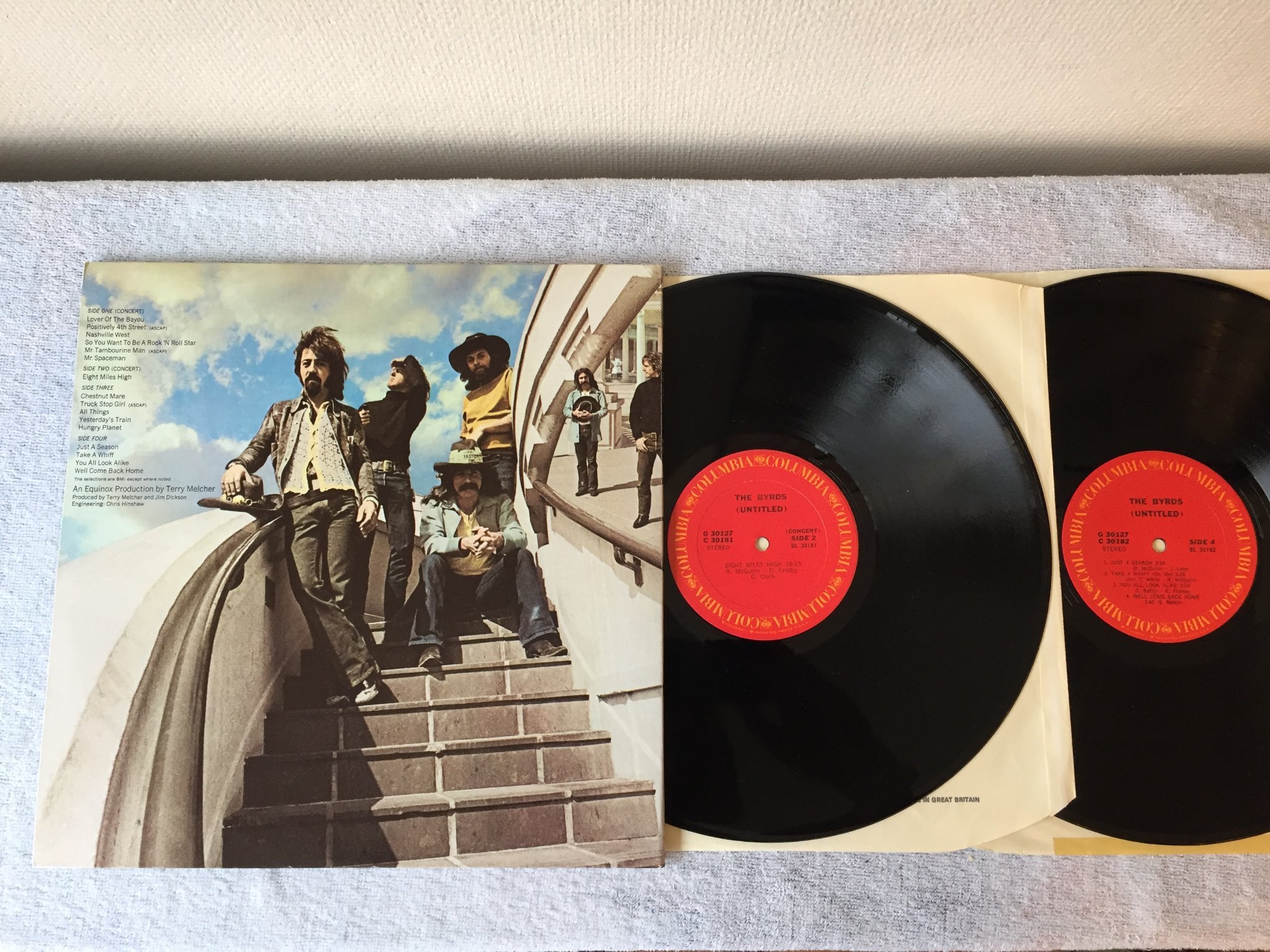Omslagsbild för skivan THE BYRDS ( untitled ) 2xLP US COLUMBIA G 30127