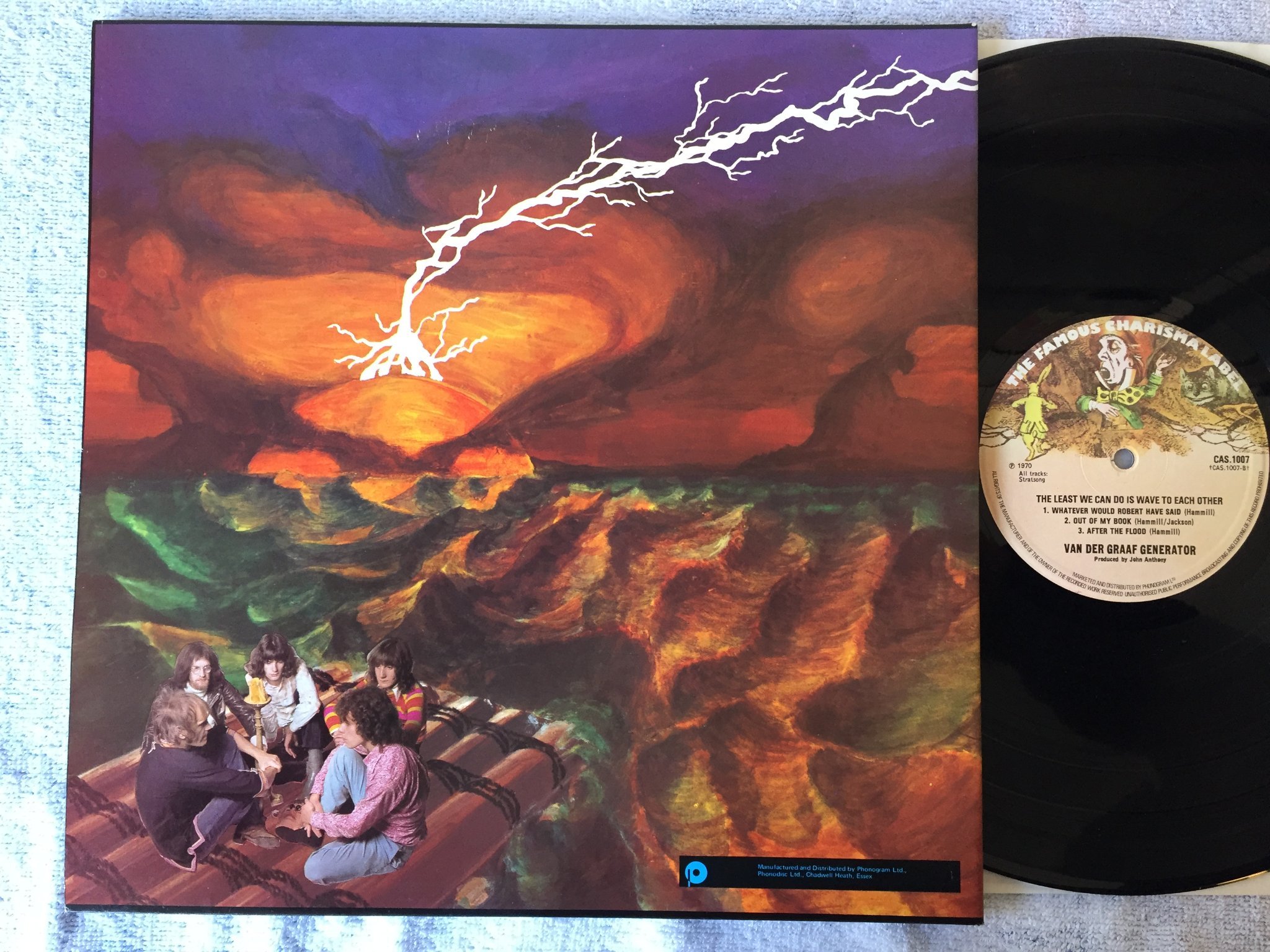 Omslagsbild för skivan VAN DER GRAAF GENERATOR The Least We Can… LP re UK CHARISMA CAS 1007