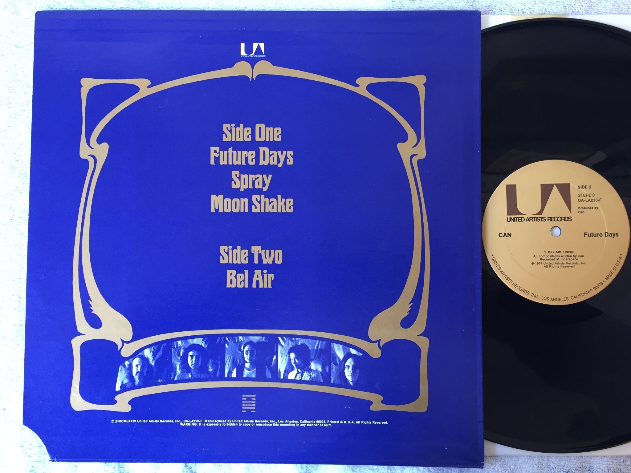 Omslagsbild för skivan CAN future days LP -73/74 US UNITED ARTISTS UA-LA213-F rare !!