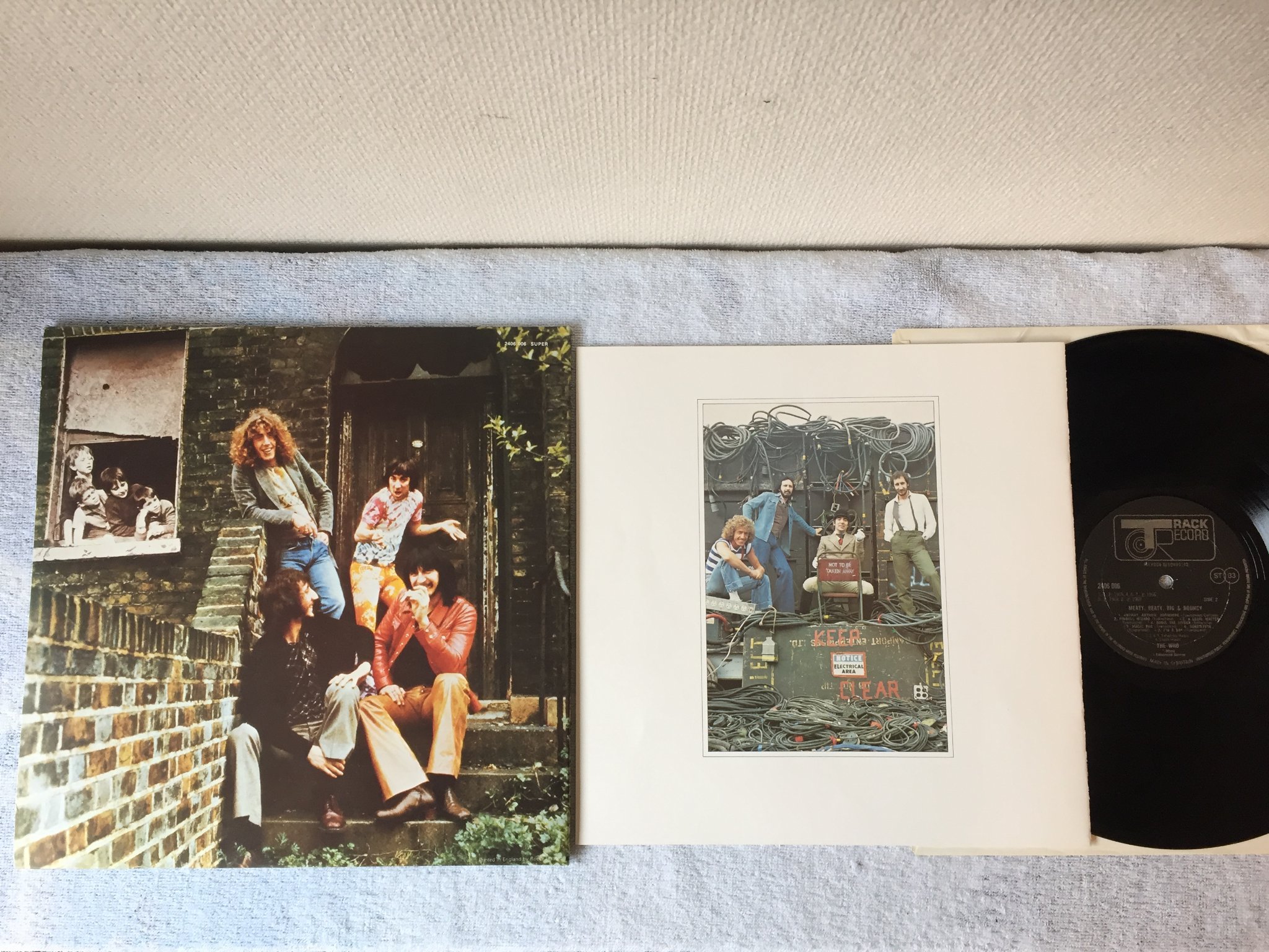 Omslagsbild för skivan THE WHO meaty Beaty big & bouncy LP UK TRACK 2406006