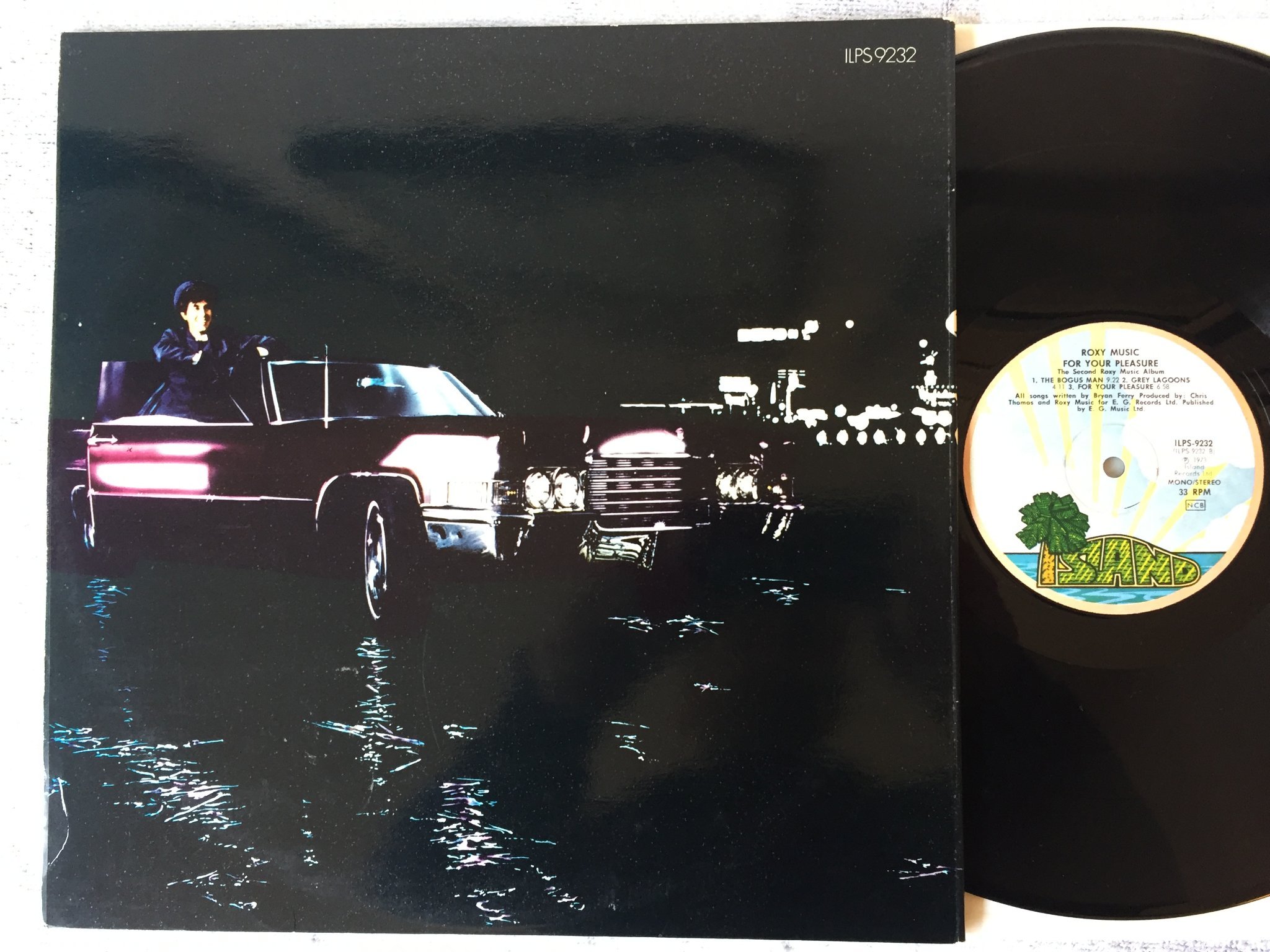 Omslagsbild för skivan ROXY MUSIC for your pleasure LP -73 ISLAND ILPS 9232