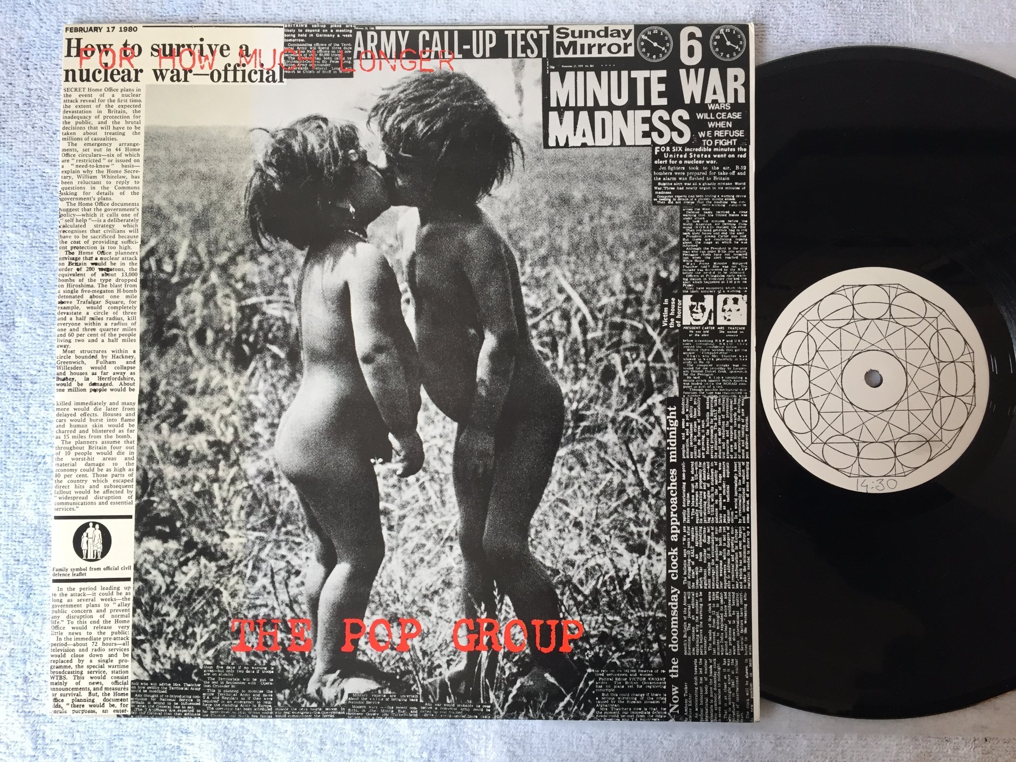 Omslagsbild för skivan THE POP GROUP – Y LP -80 UK ROUGH TRADE ROUGH 9