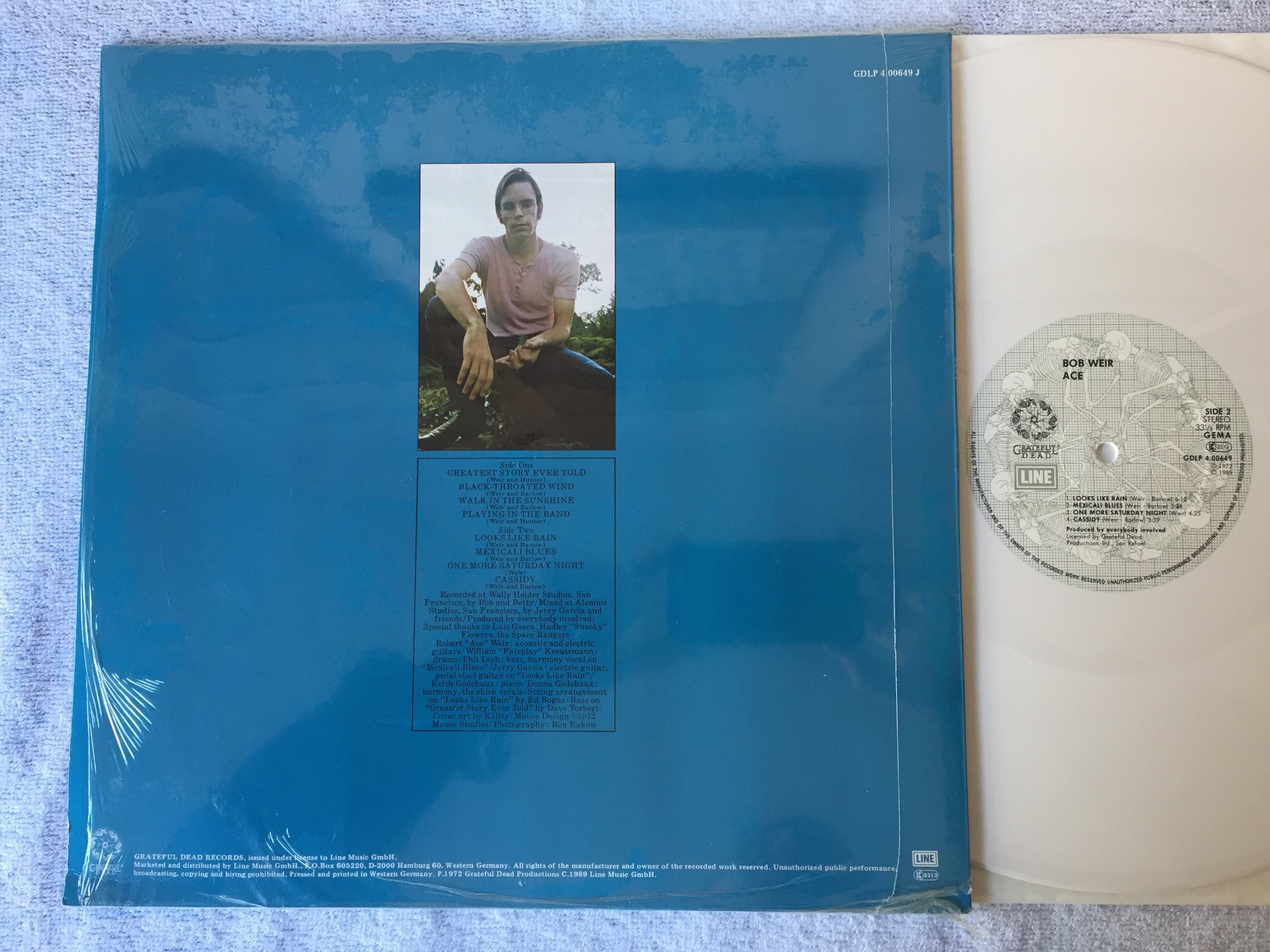 Omslagsbild för skivan BOB WEIR ace LP -89 LINE GDLP 400649