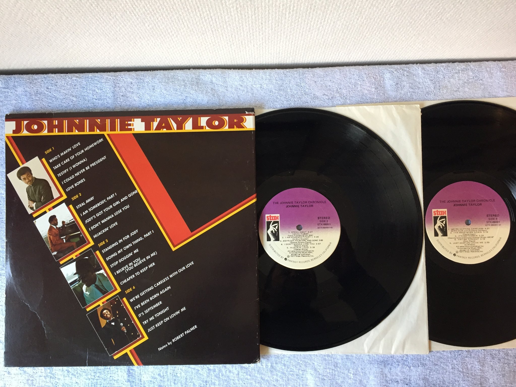 Omslagsbild för skivan JOHNNIE TAYLOR chronicle 2xLP -77 US STAX STX-88001?
