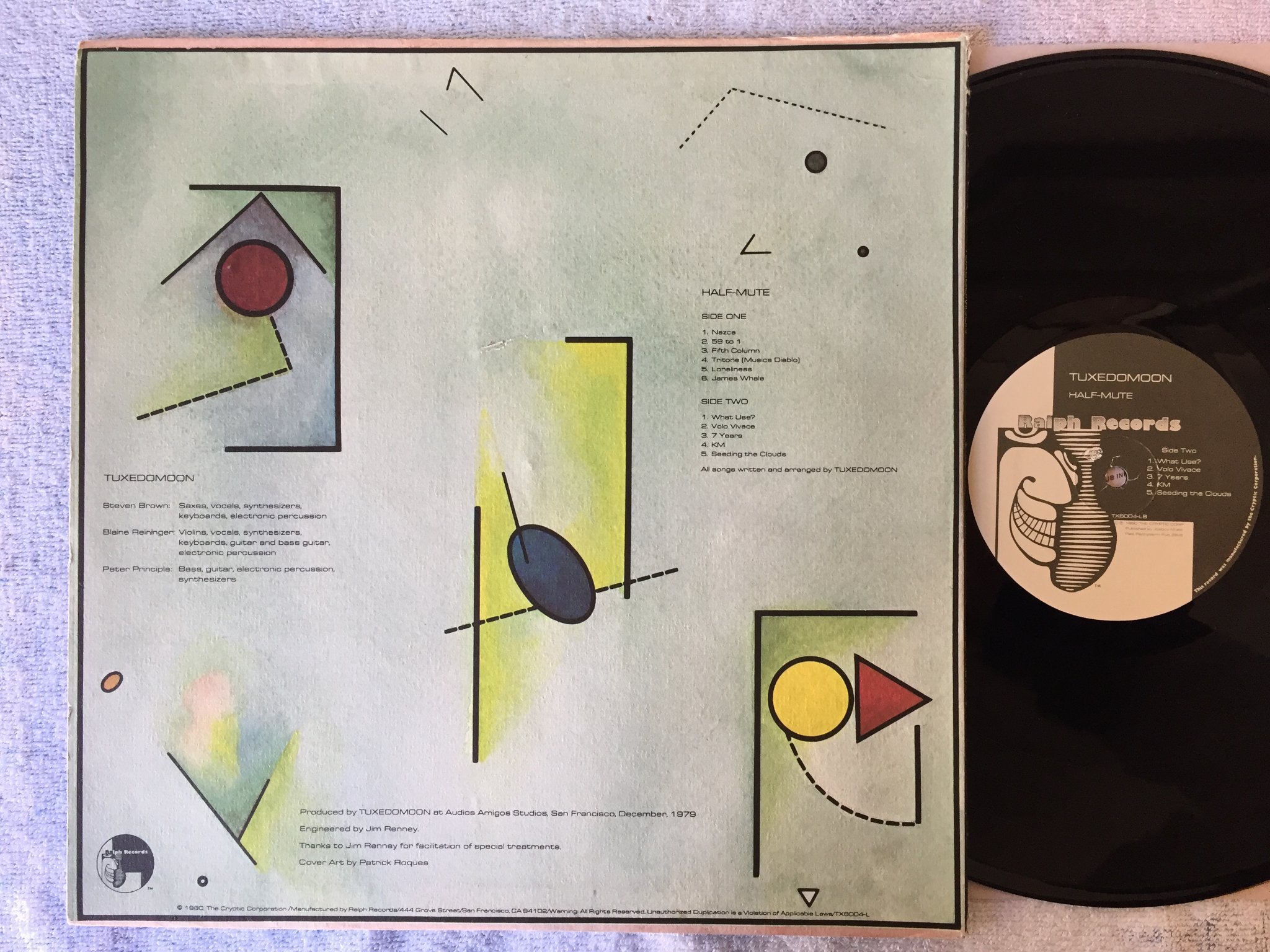 Omslagsbild för skivan TUXEDOMOON half-mute LP -80 RALPH TX8004-L new wave 