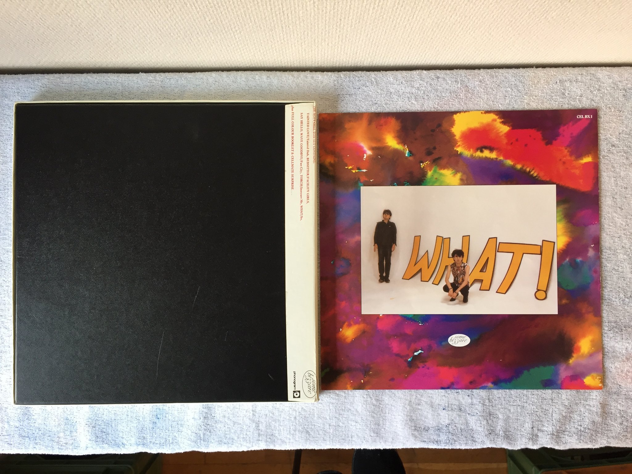 Omslagsbild för skivan SOFT CELL the twelve inch singles LP -82 UK SOME BIZARRE CEL BX 1 very rare