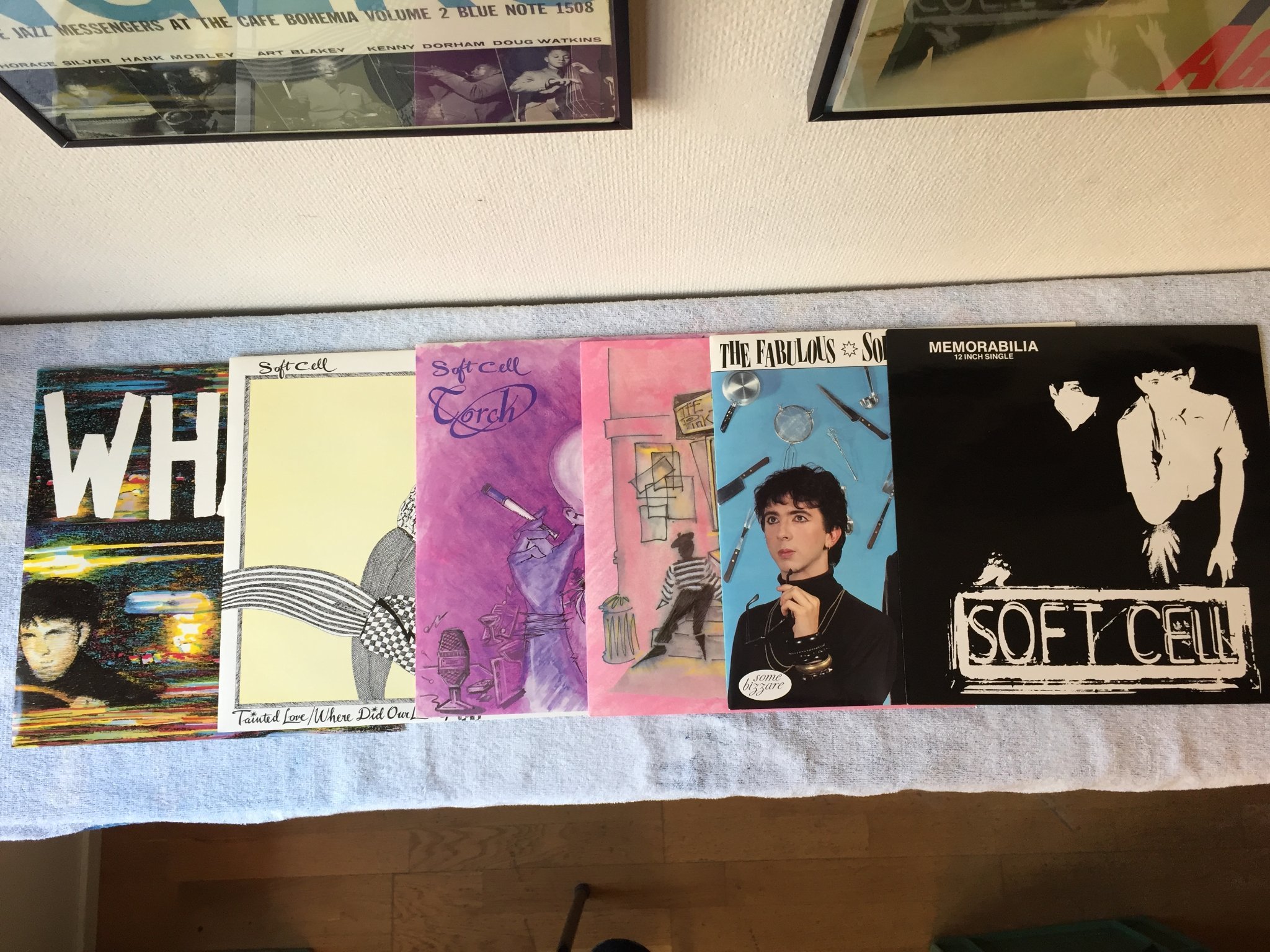 Omslagsbild för skivan SOFT CELL the twelve inch singles LP -82 UK SOME BIZARRE CEL BX 1 very rare