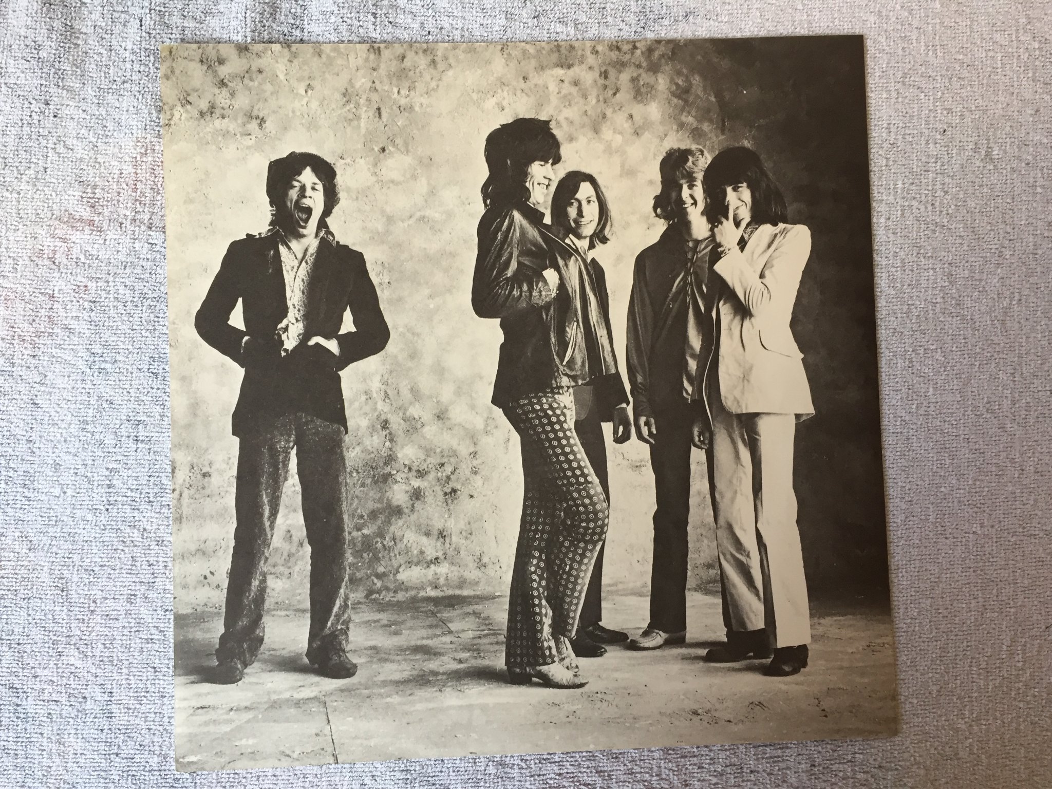 Omslagsbild för skivan THE ROLLING STONES sticky fingers LP Ger ZIPPER COVER Andy Warhol cover art