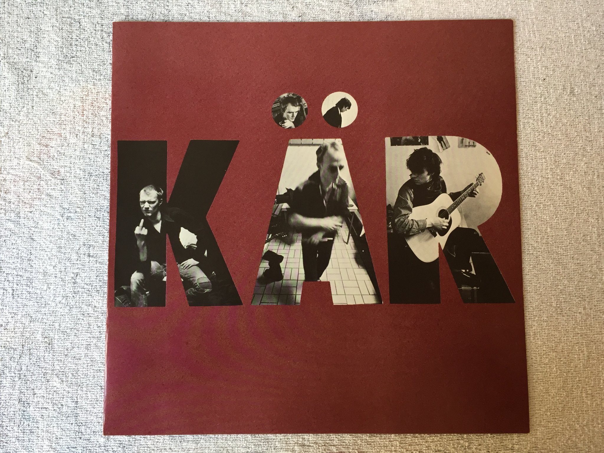 Omslagsbild för skivan EBBA GRÖN kärlek & uppbrott LP -81 Swe MISTLUR MLR-17 "800 grader"